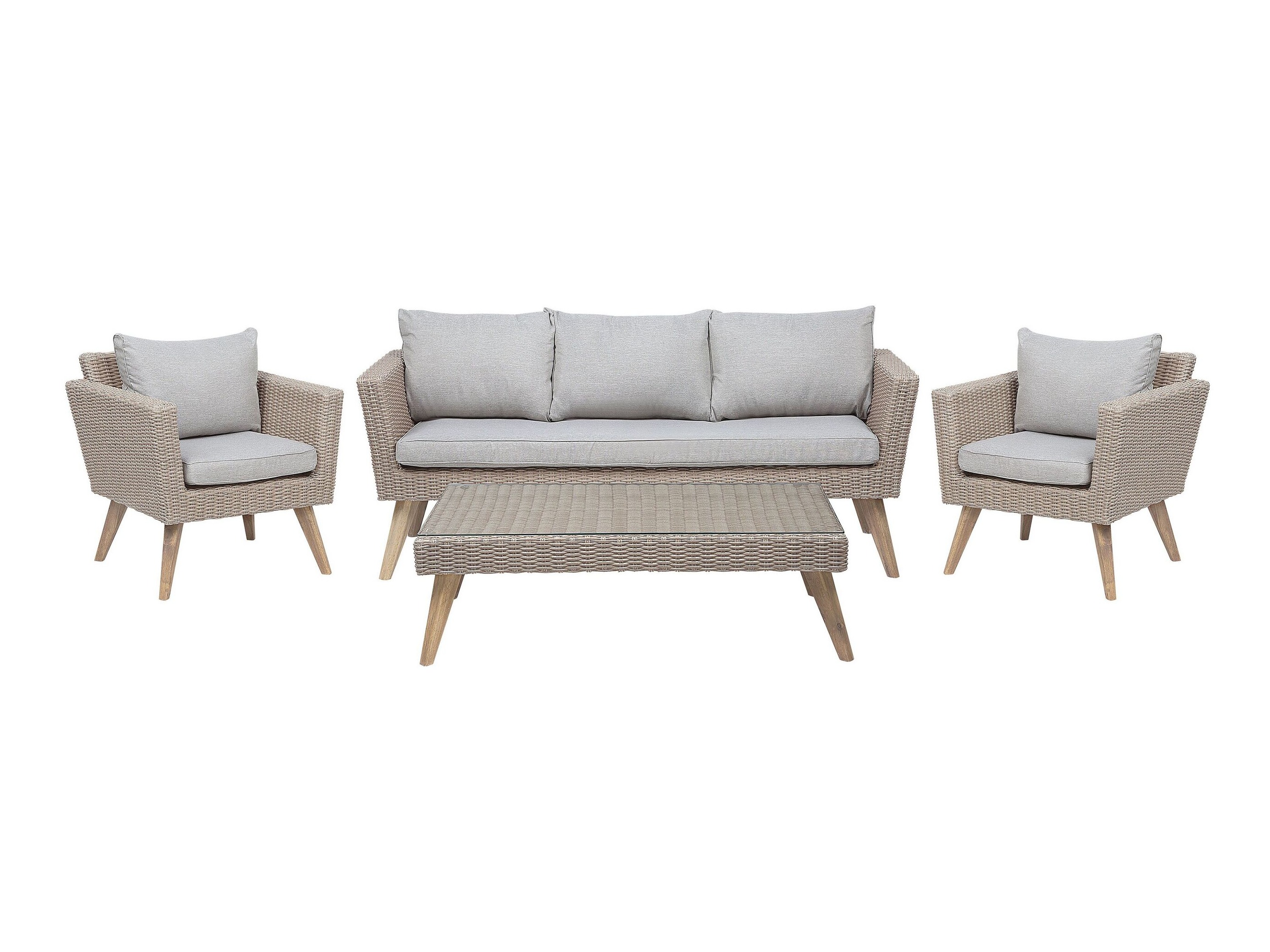 Outdoor furniture set Berwyn 2712 (Taupe + Grey)