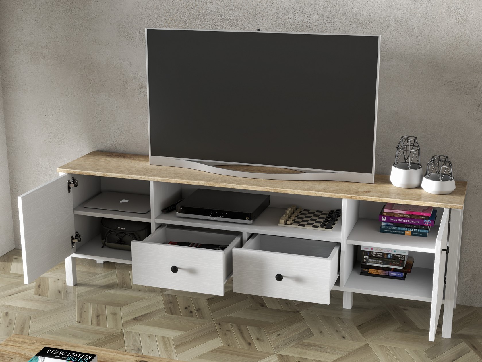 Έπιπλο τηλεόρασης Ophfela 138