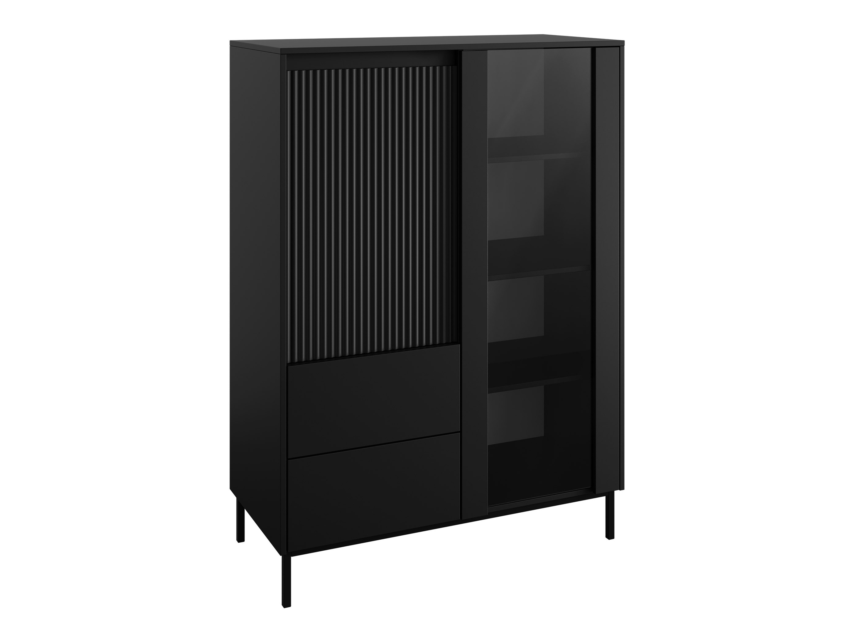Bookcase Comfivo Delruva (Black)