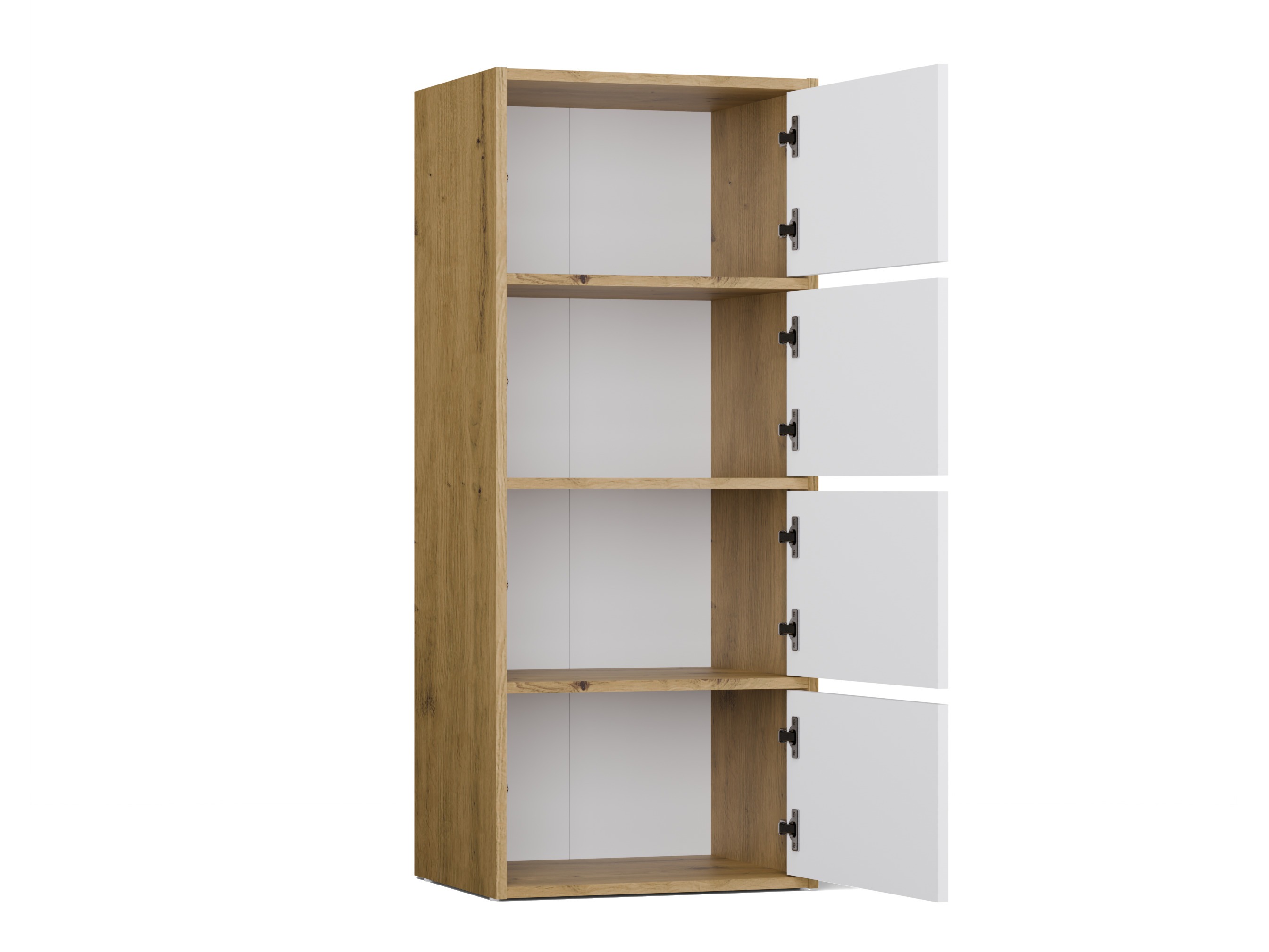 Μπουφέ Mandeville 298 (Άσπρο + Artisan βελανιδιά)