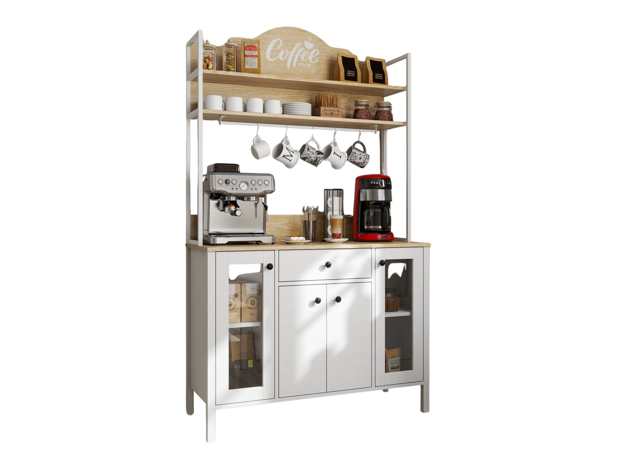 Πολυλειτουργικά έπιπλα Ophfela 148 (Άσπρο)