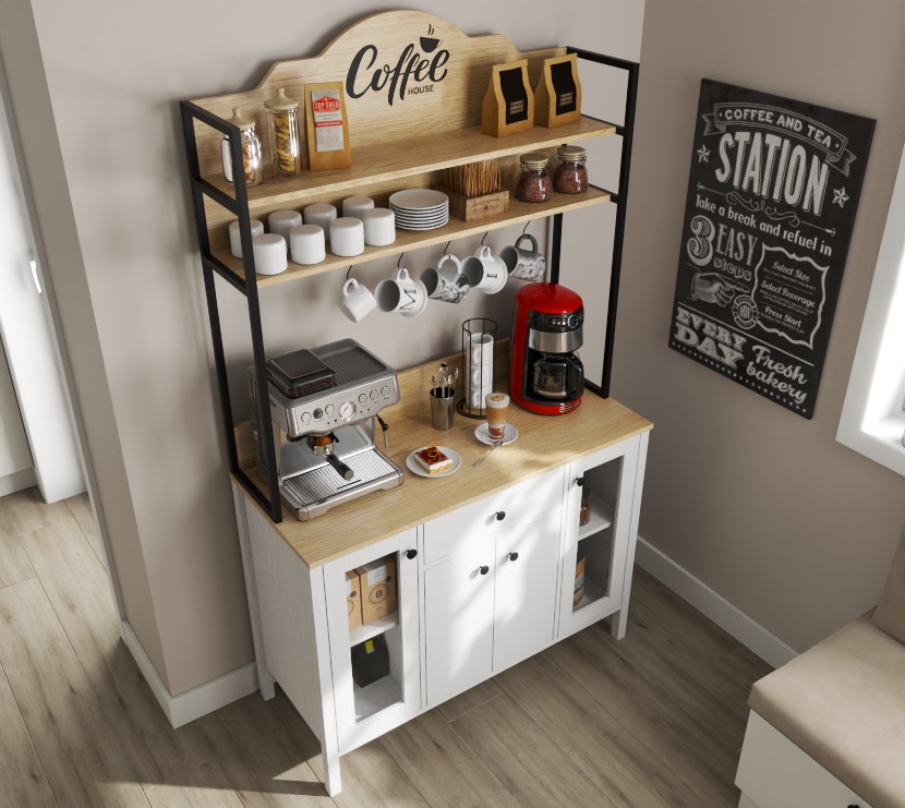 Πολυλειτουργικά έπιπλα Ophfela 148 (Μαύρο)