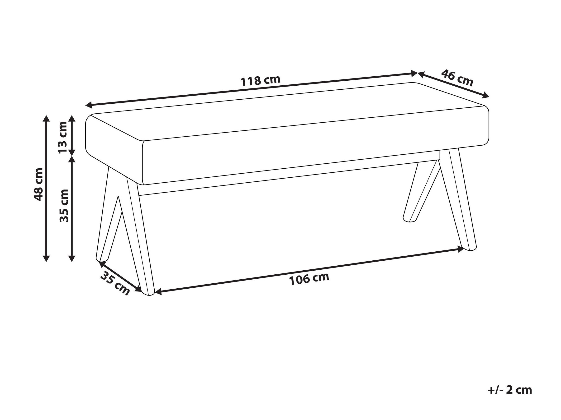Ταμπουρέ Berwyn 2714 (Πράσινο + Σκούρο ξύλο)