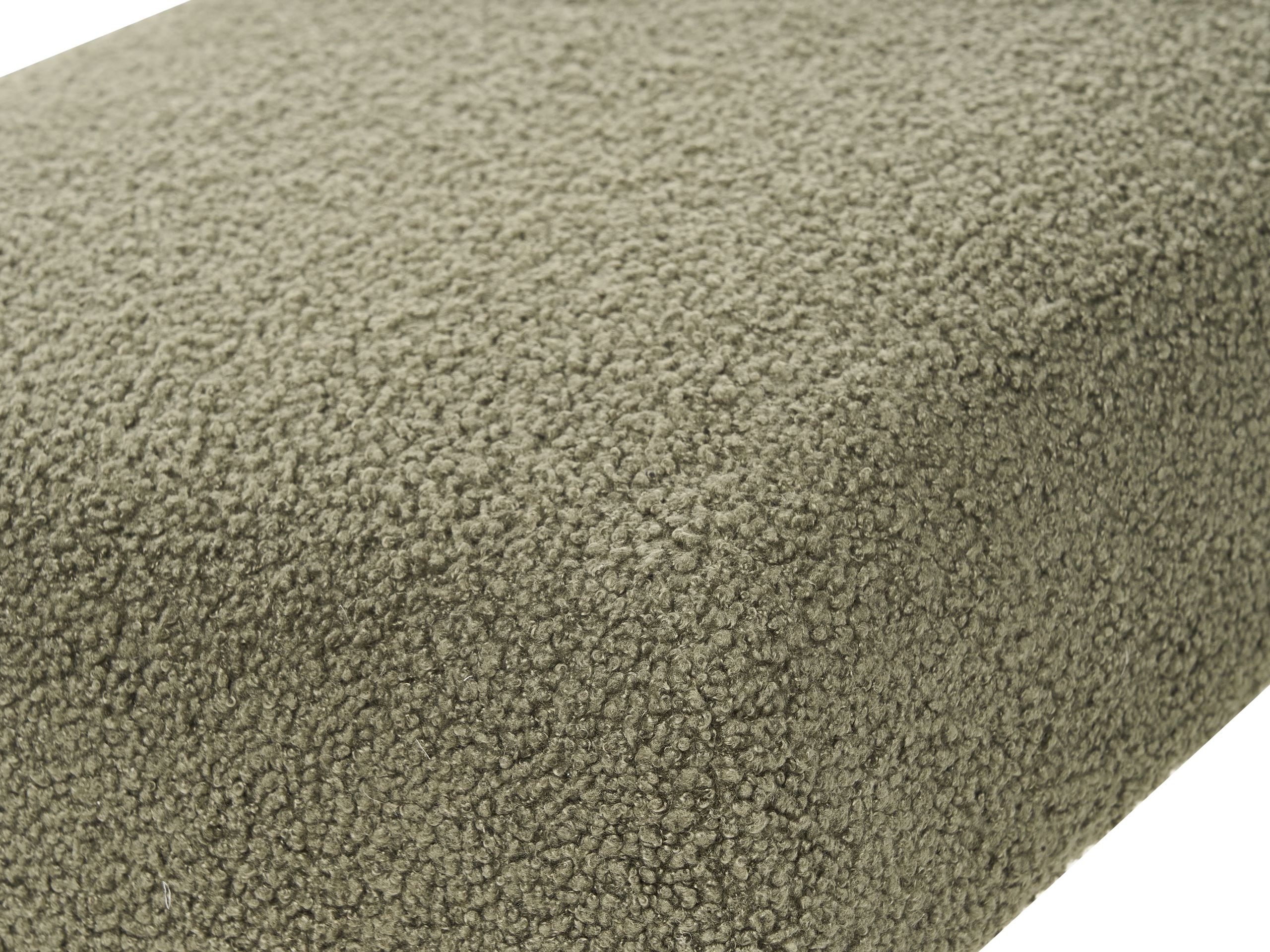 Upholstered bench Berwyn 2714 (Green + Dark wood)
