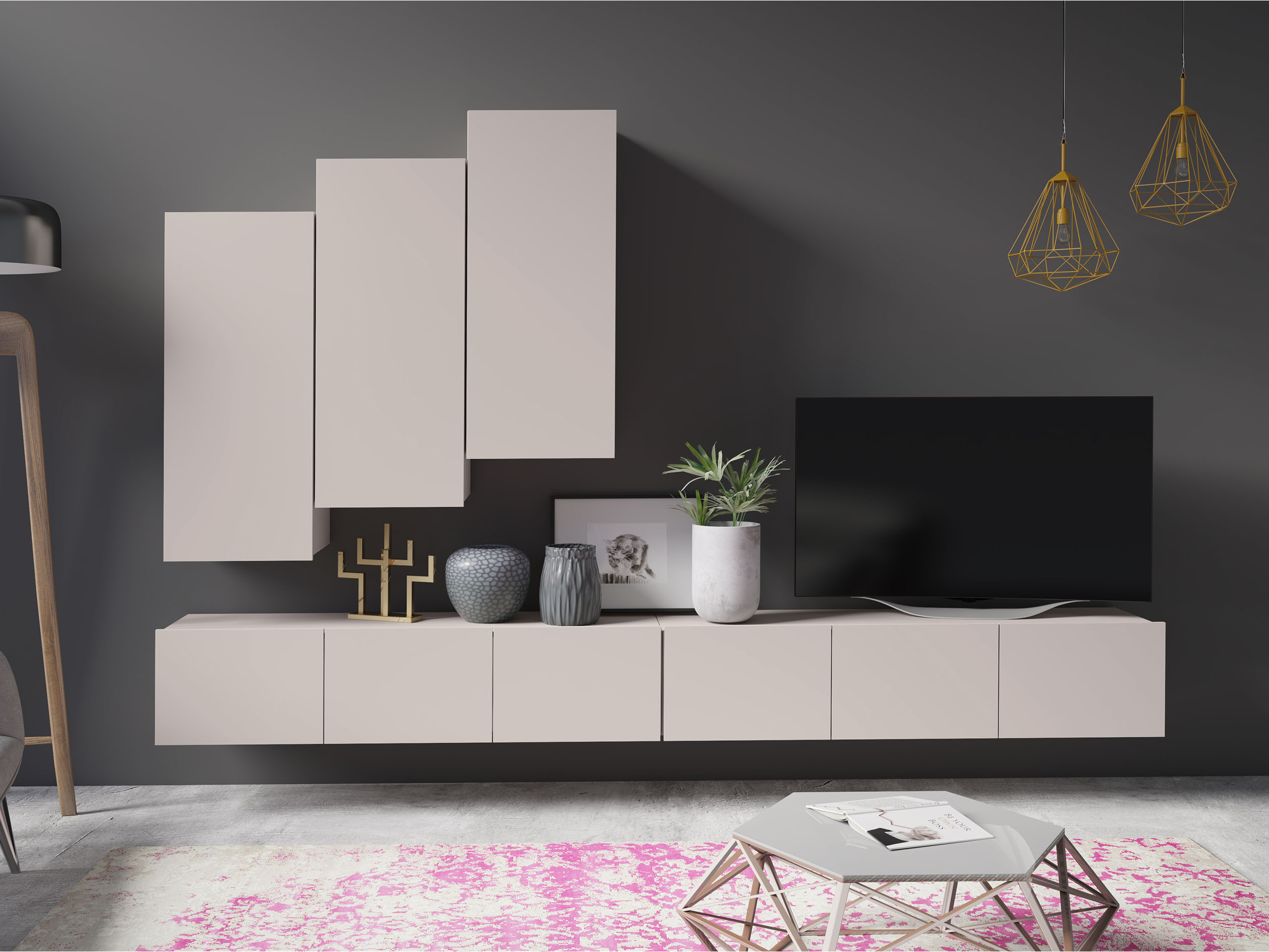 Living room set Remus XX (Cashmere)