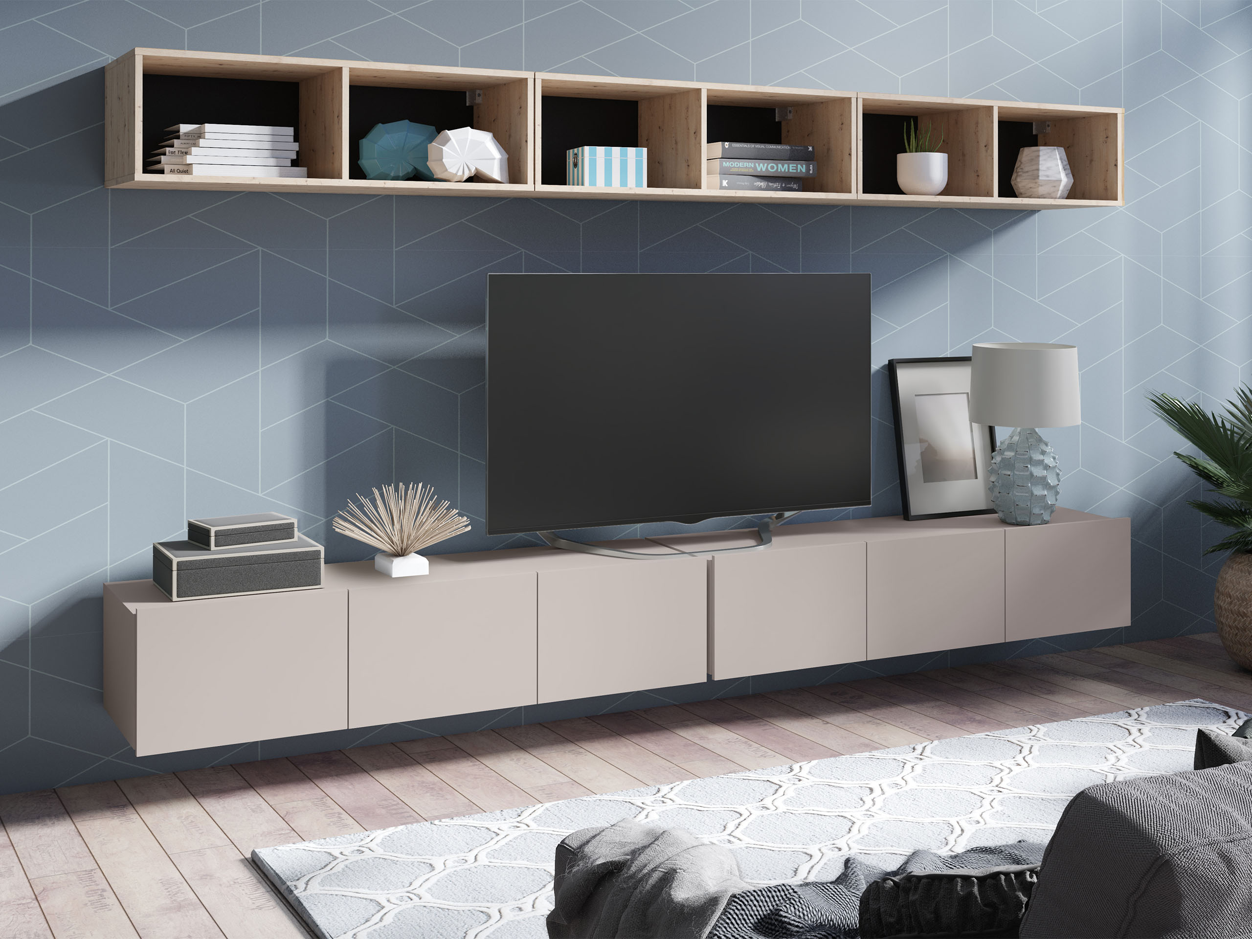 Living room set Remus XXXIII (Cashmere + Artisan oak)