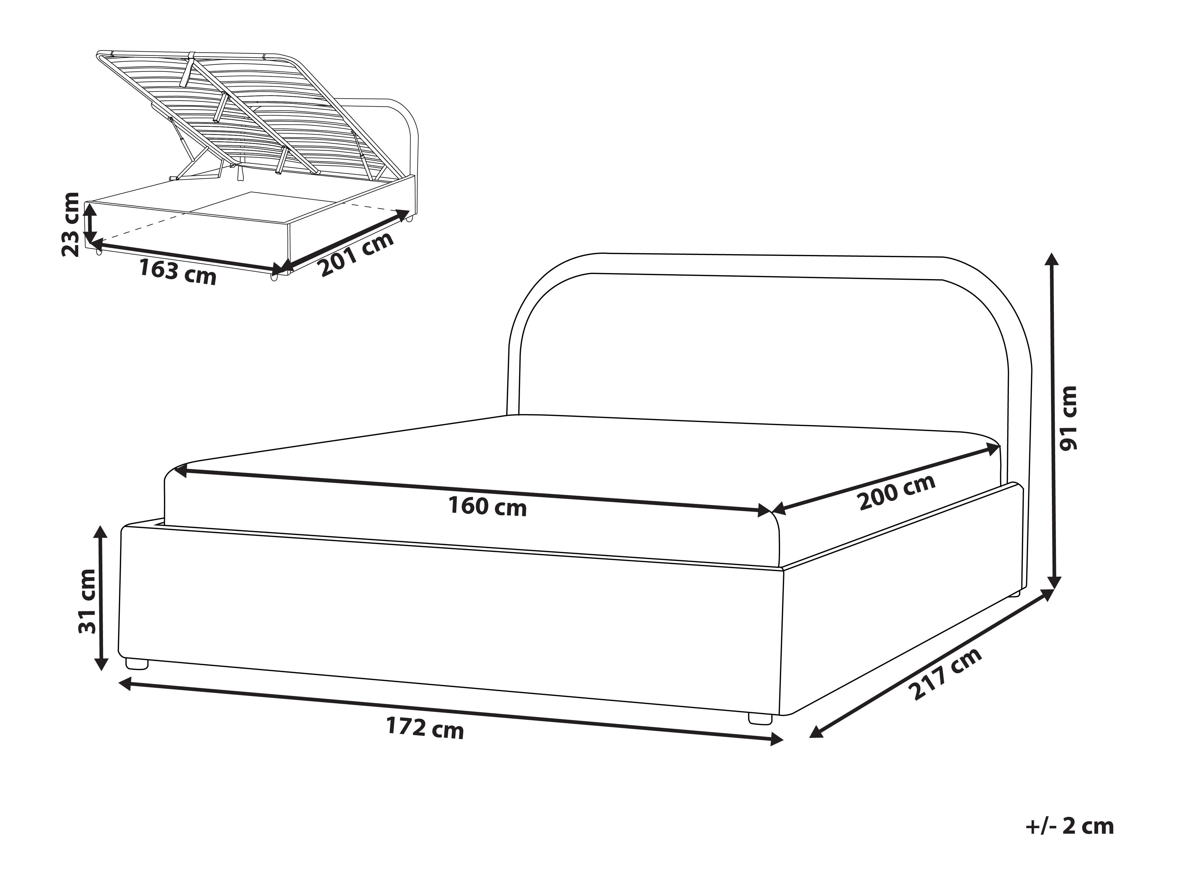 Bed Berwyn 2062 (Beige)