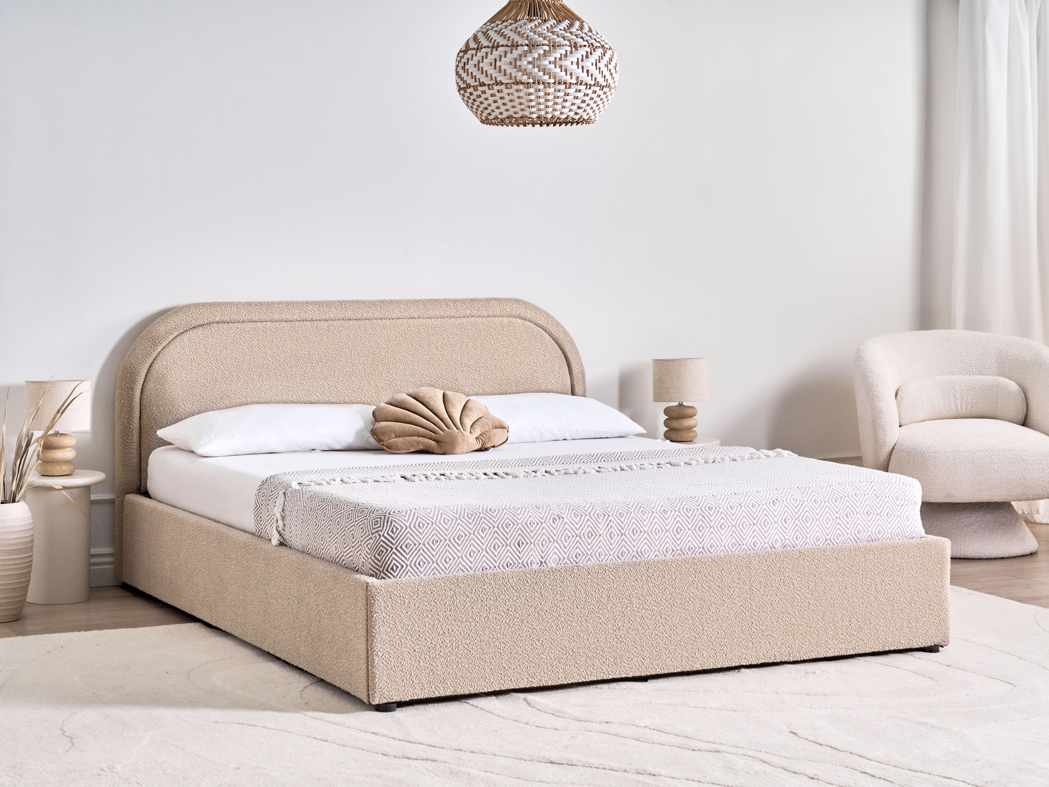 Κρεβάτι Berwyn 2062 (Μπεζ)