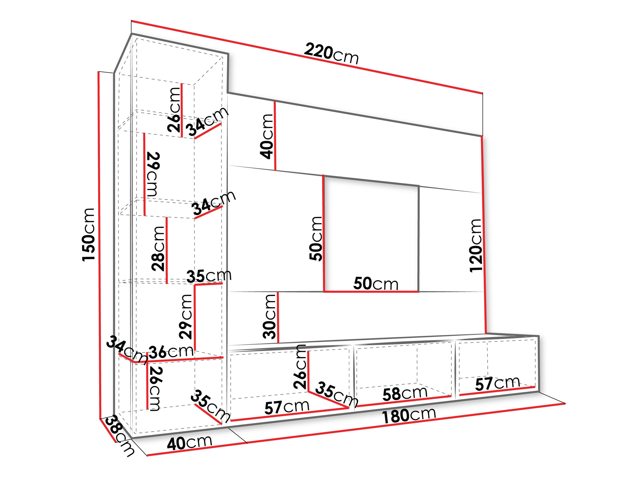 Σετ επίπλων σαλονιού Comfivo Salix VI (Άσπρο + Λευκό μάρμαρο)