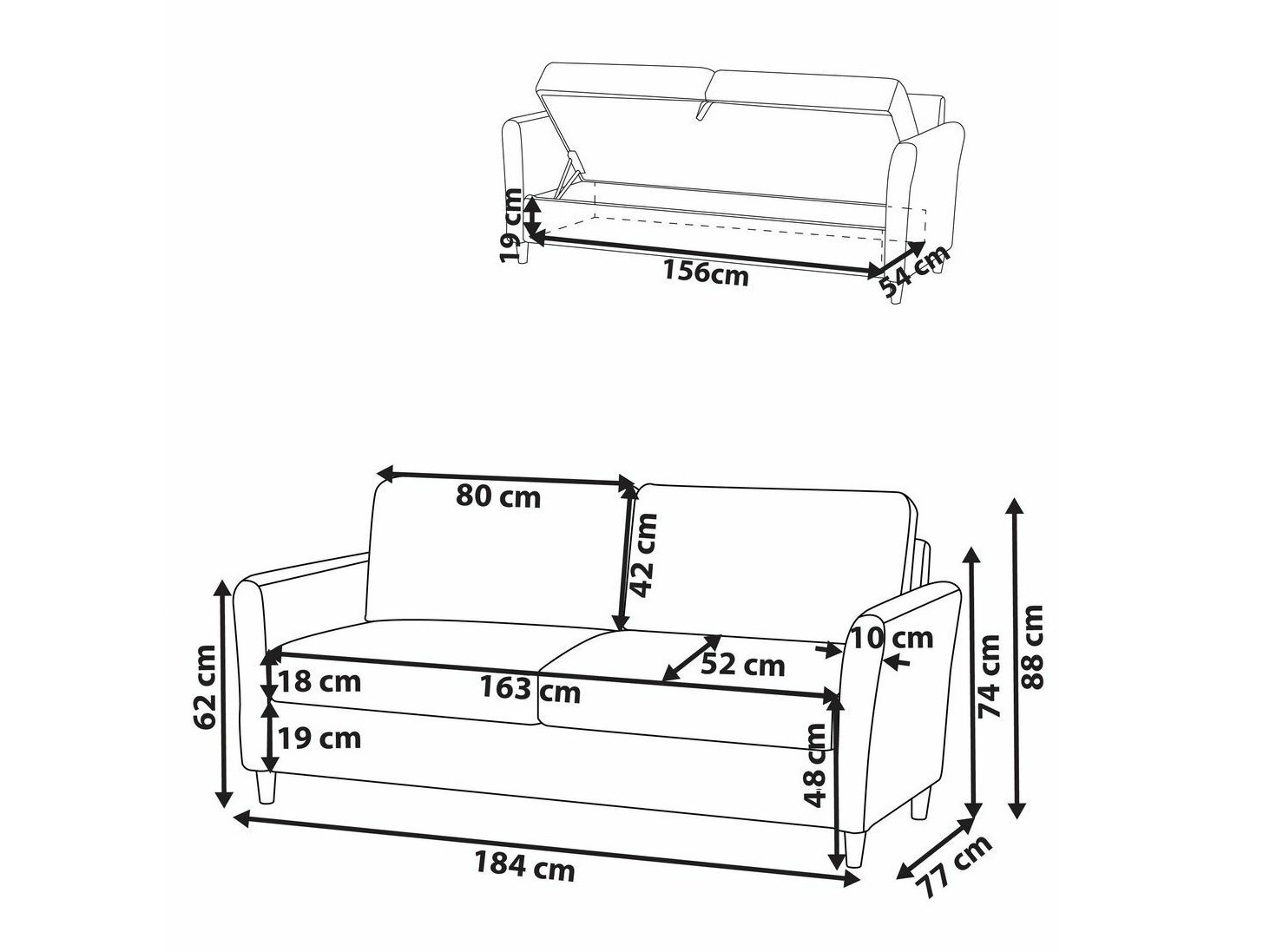 Καναπές Berwyn 2721 (Taupe)