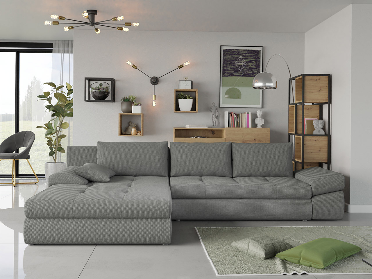 Γωνιακός Καναπές Memoria (Inari 91)