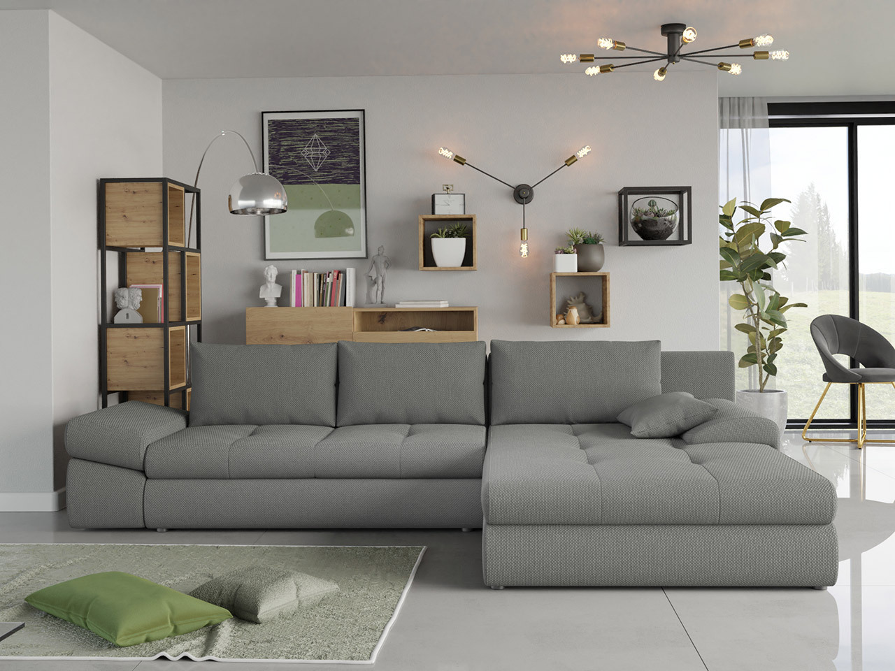 Γωνιακός Καναπές Memoria (Inari 91)