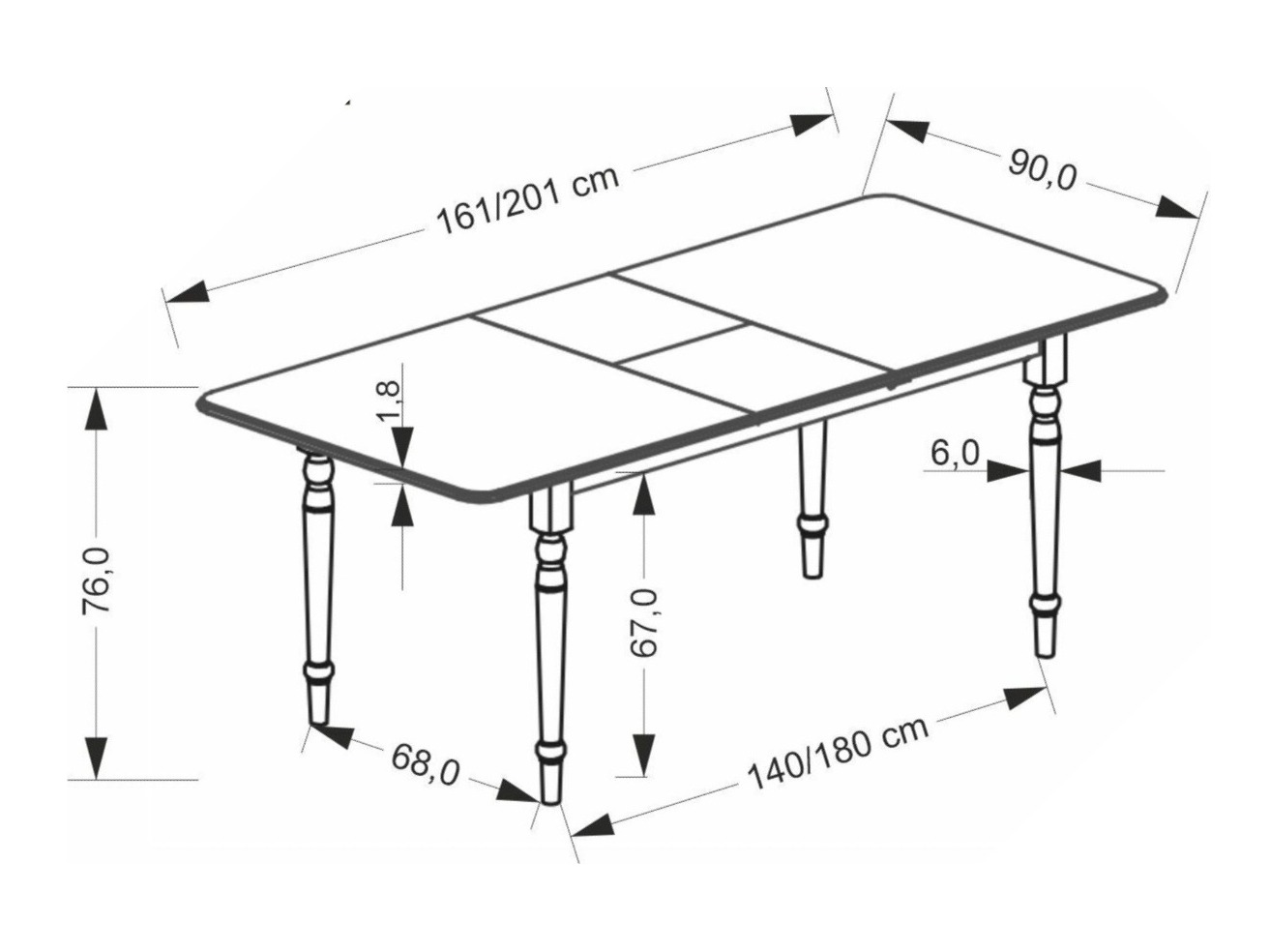 Dining set Houston 1988