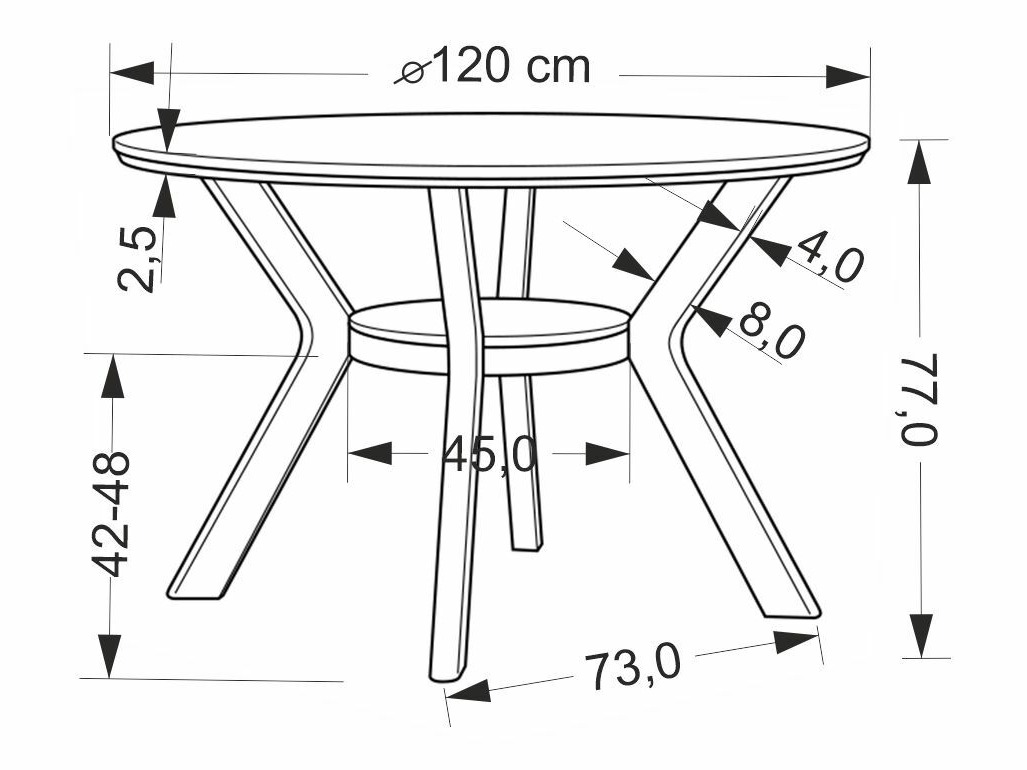 Σετ τραπεζαρίας Houston 1985