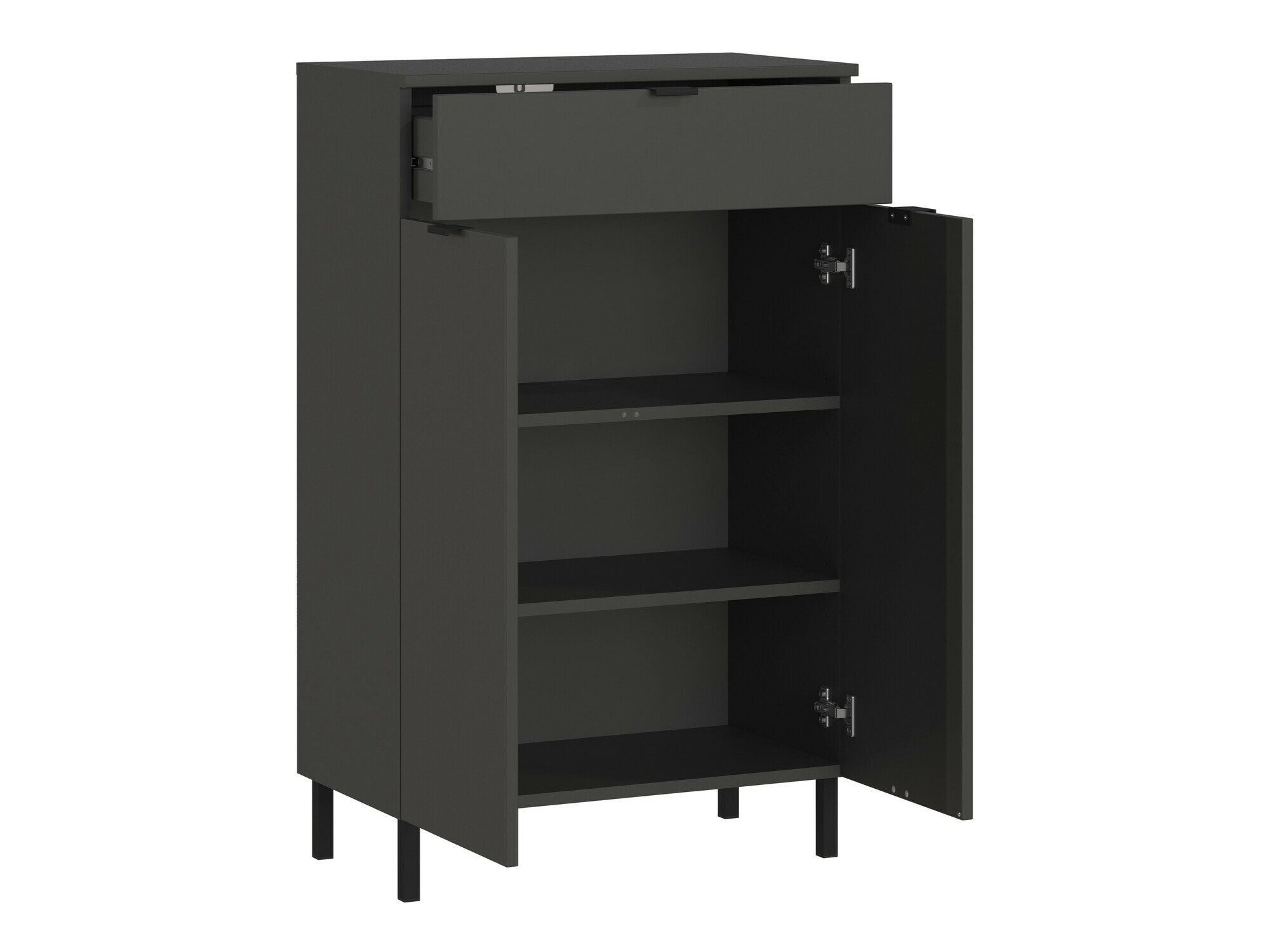 Όρθιο ντουλάπι μπάνιου Felfere 101 (Ανθρακί)