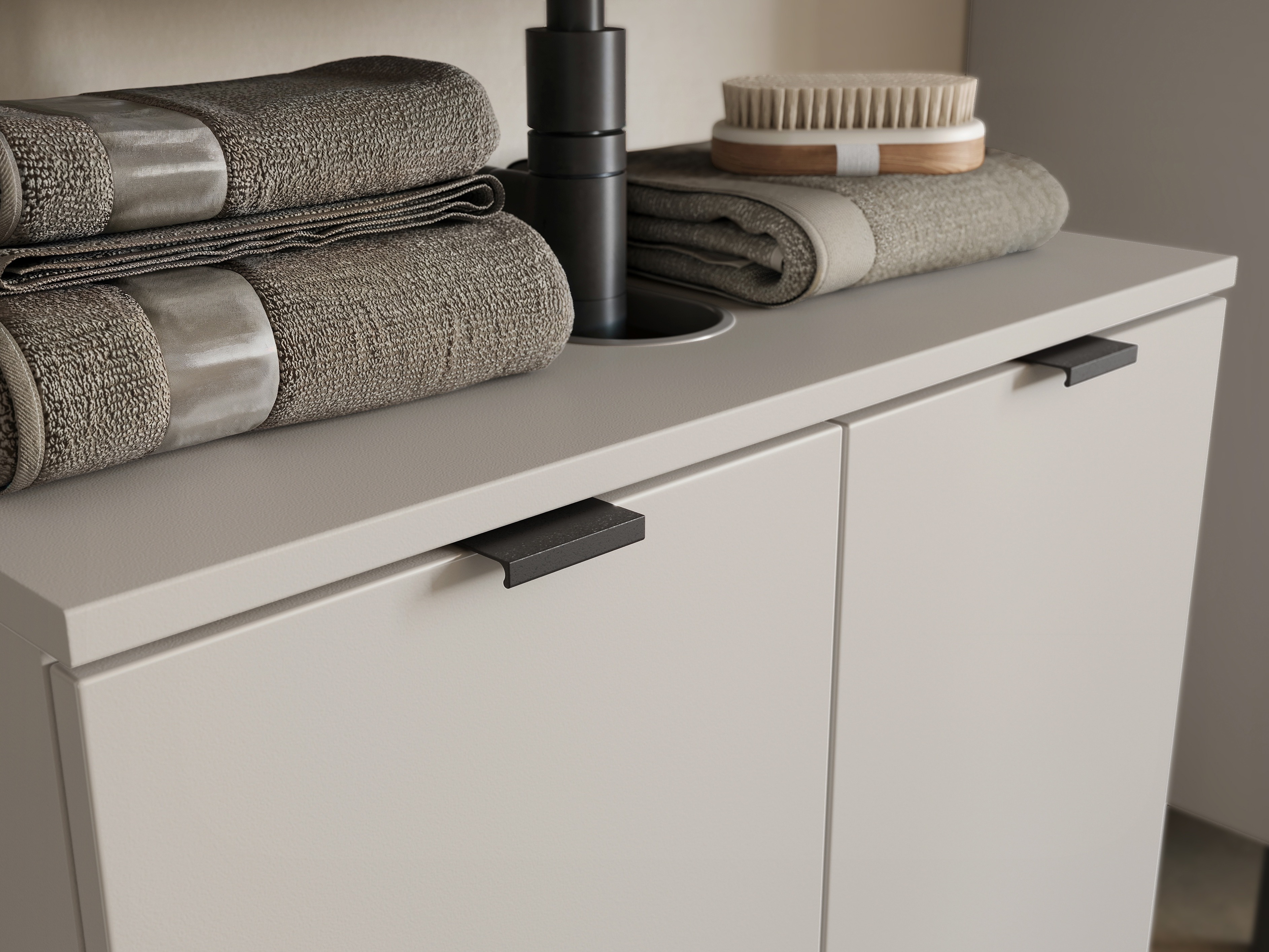 Όρθιο ντουλάπι νιπτήρα μπάνιου Felfere 100 (Κασμίρι)