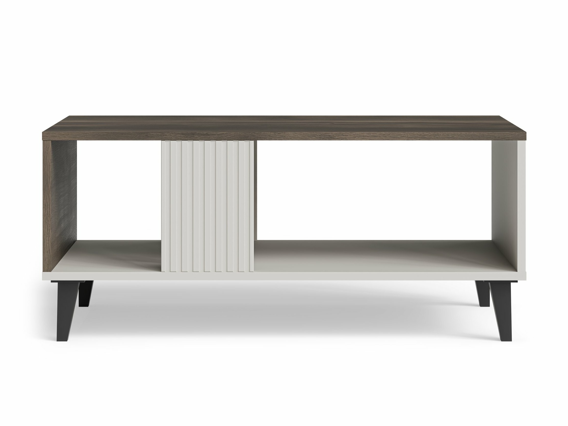 Coffee table Luelia 118 (Walnut + Cashmere)