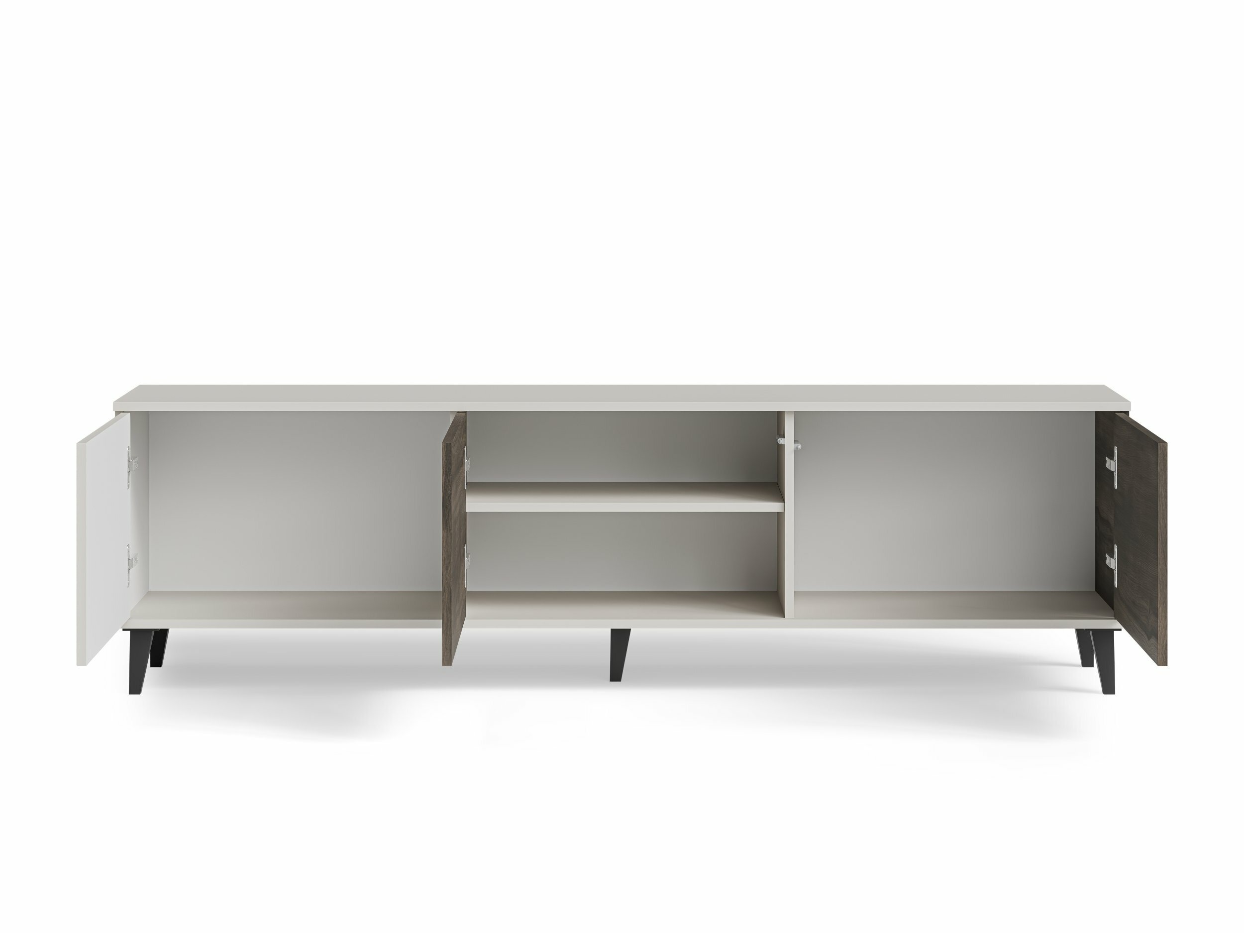 Έπιπλο τηλεόρασης Luelia 115 (Καρυδί + Κασμίρι)