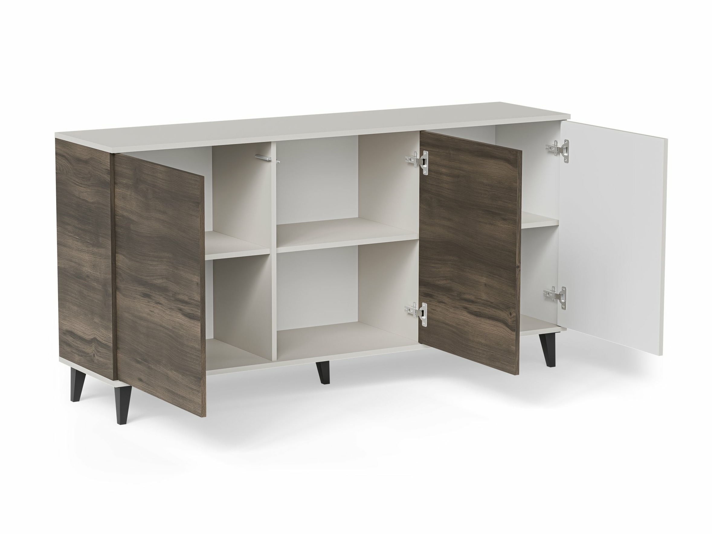 Sideboard Luelia 120 (Walnut + Cashmere)
