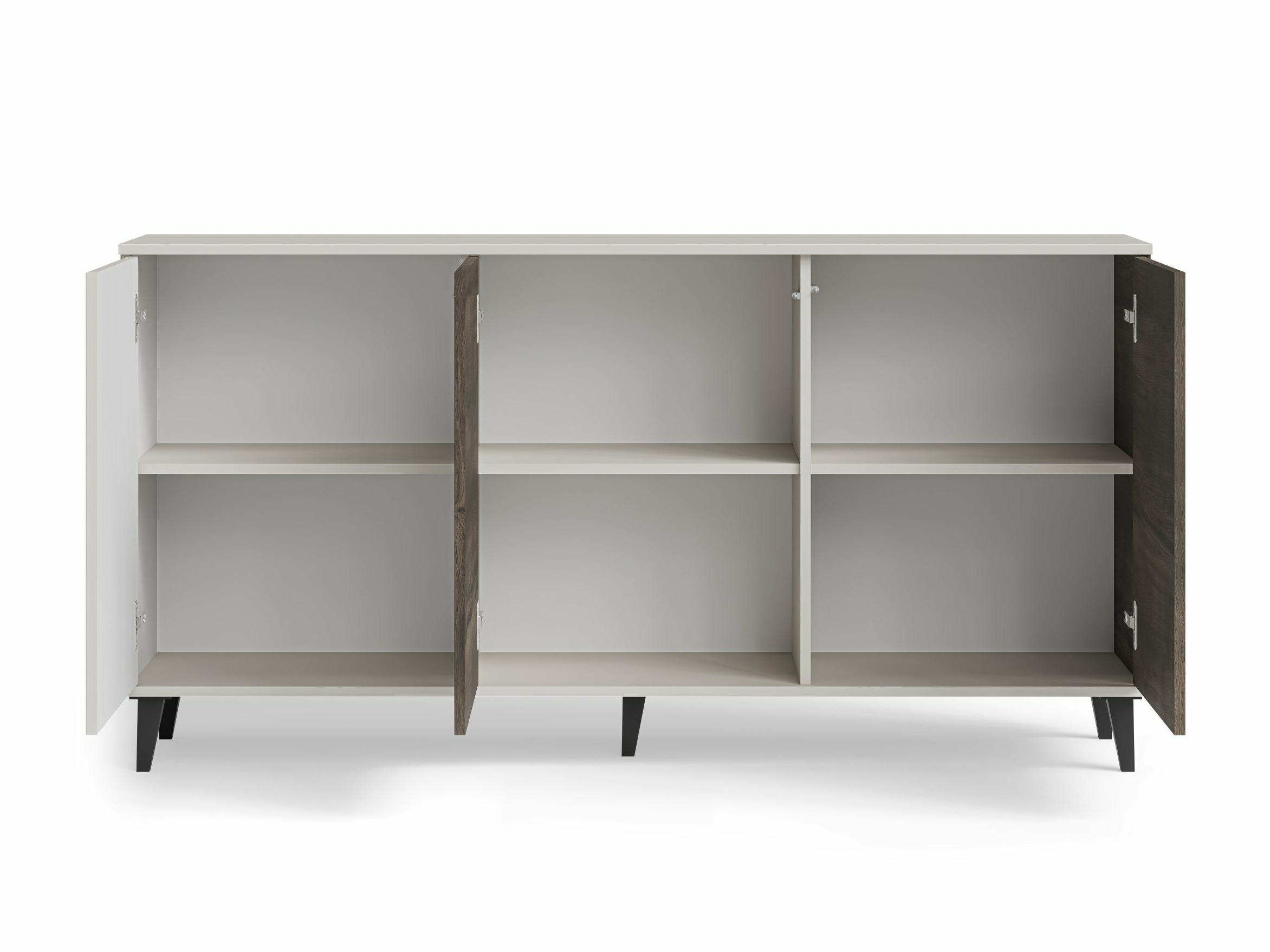 Sideboard Luelia 120 (Walnut + Cashmere)
