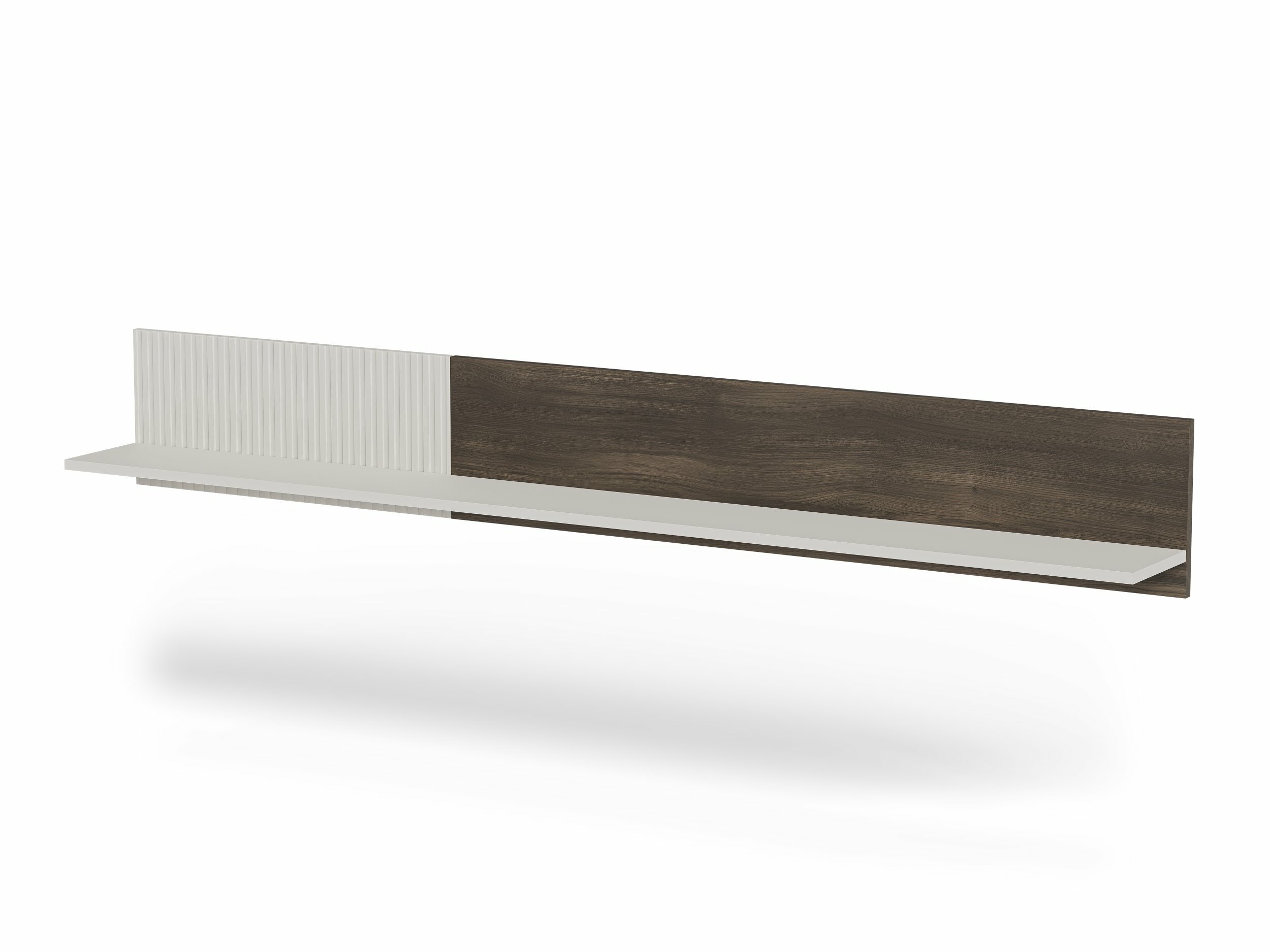 Wall shelf Luelia 122 (Wotan Oak + Cashmere)