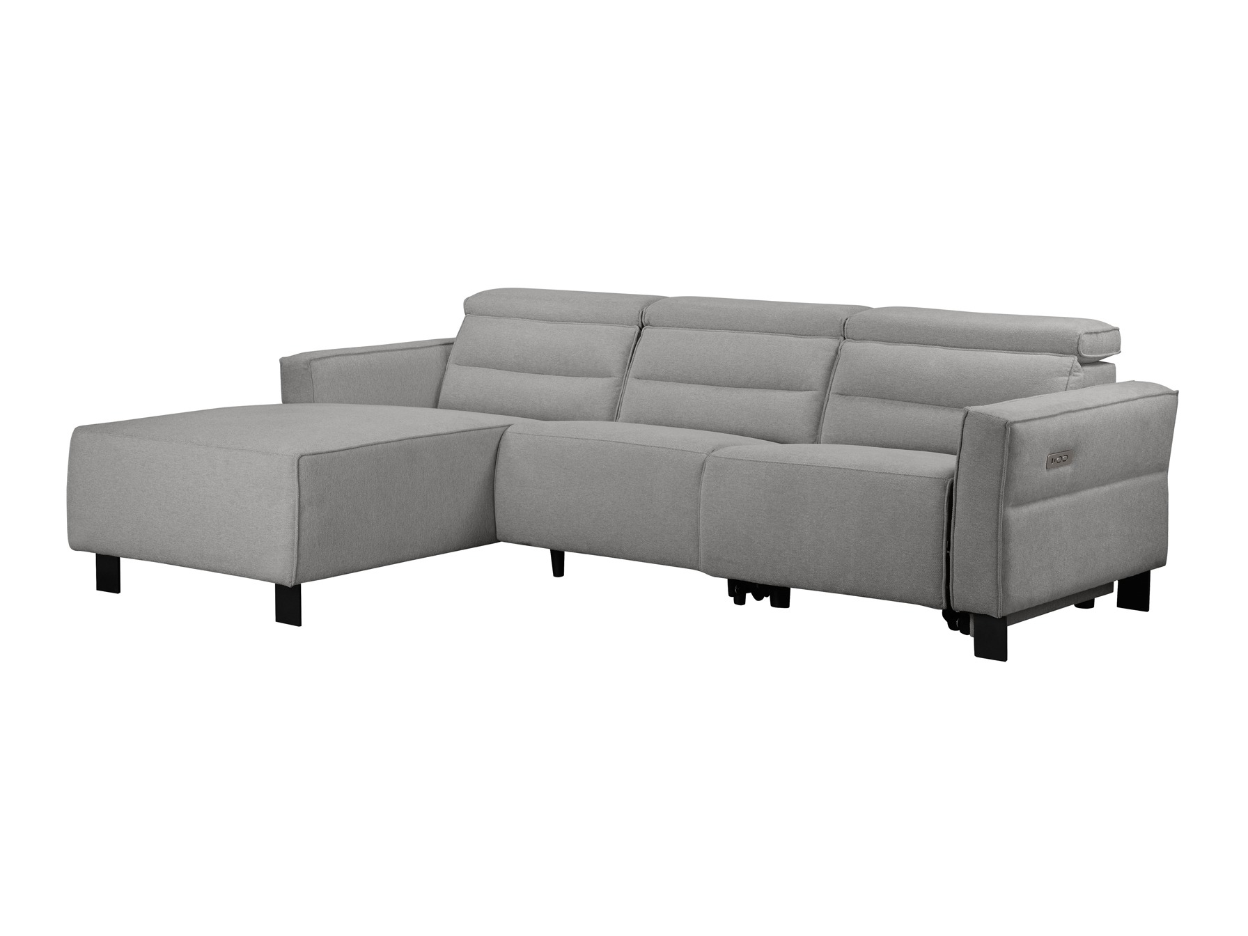 Corner sofa recliner Denton 1486 (Light grey)