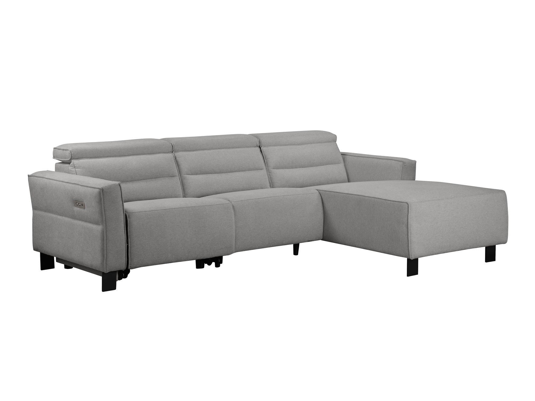 Corner sofa recliner Denton 1486 (Light grey)