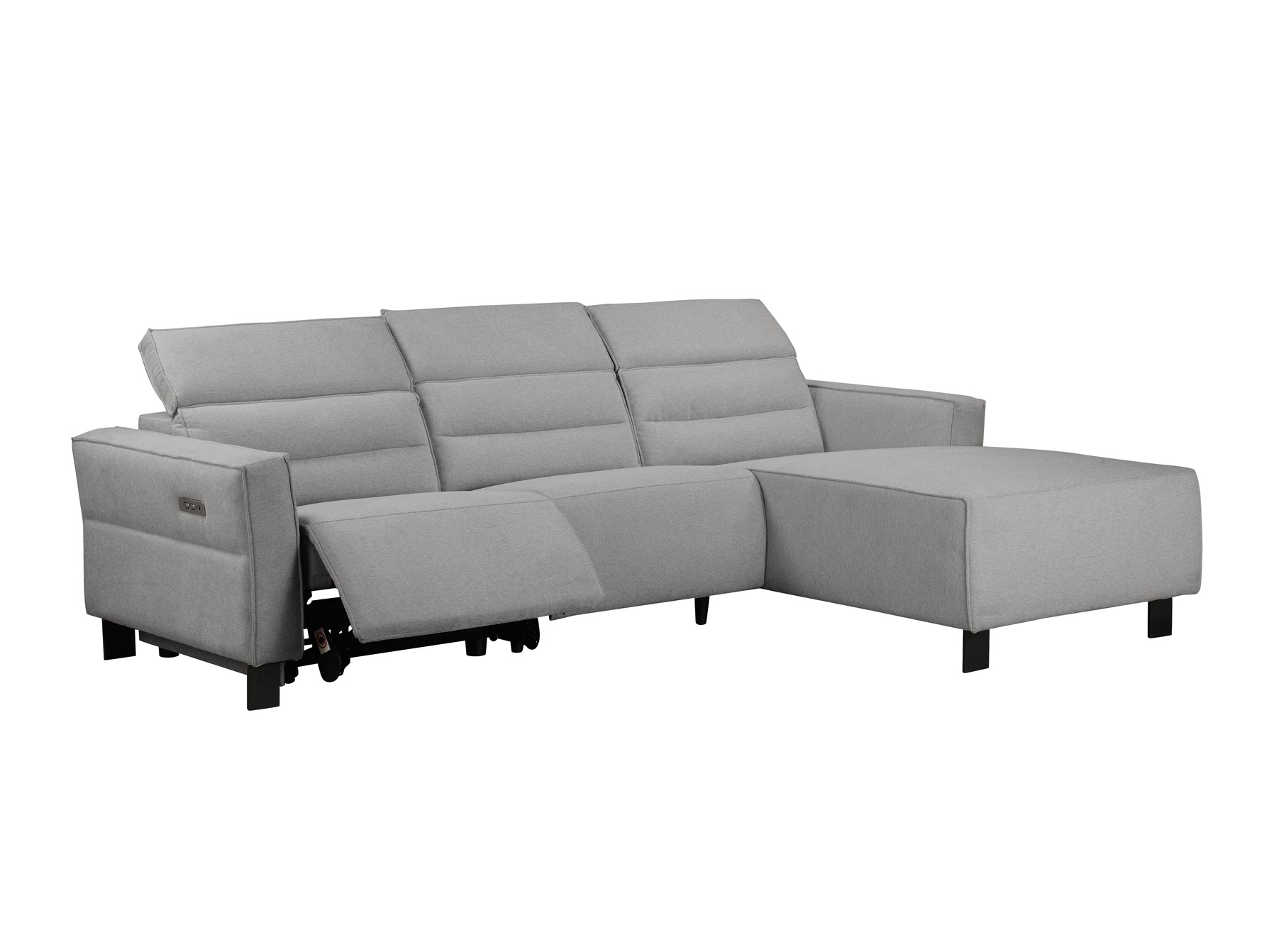 Corner sofa recliner Denton 1486 (Light grey)