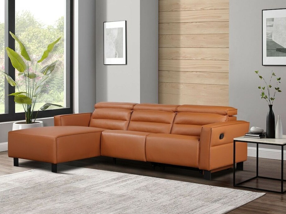 Corner sofa recliner Denton 1487 (Brown)