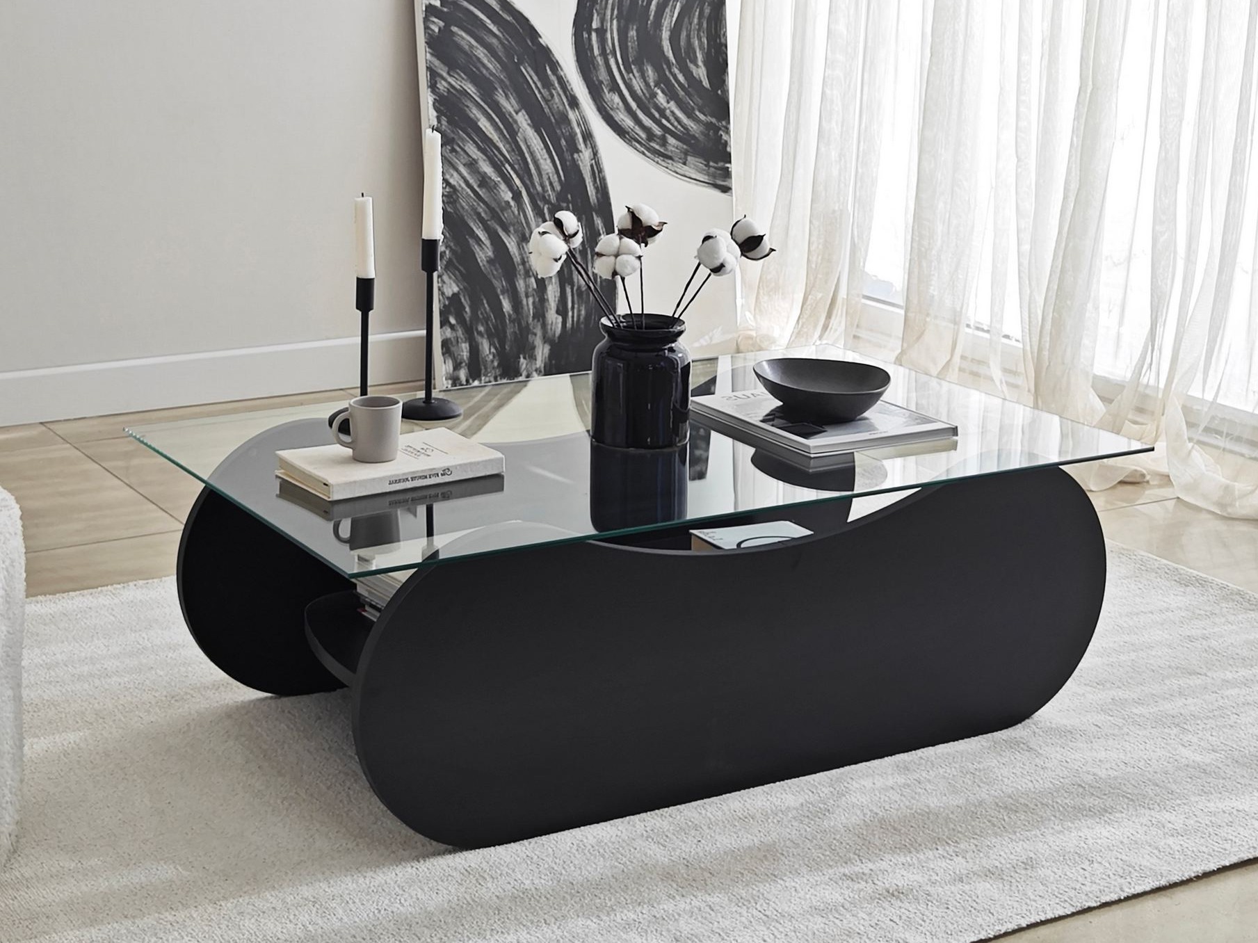 Τραπεζάκι σαλονιού Kailua 2632 (Μαύρο)