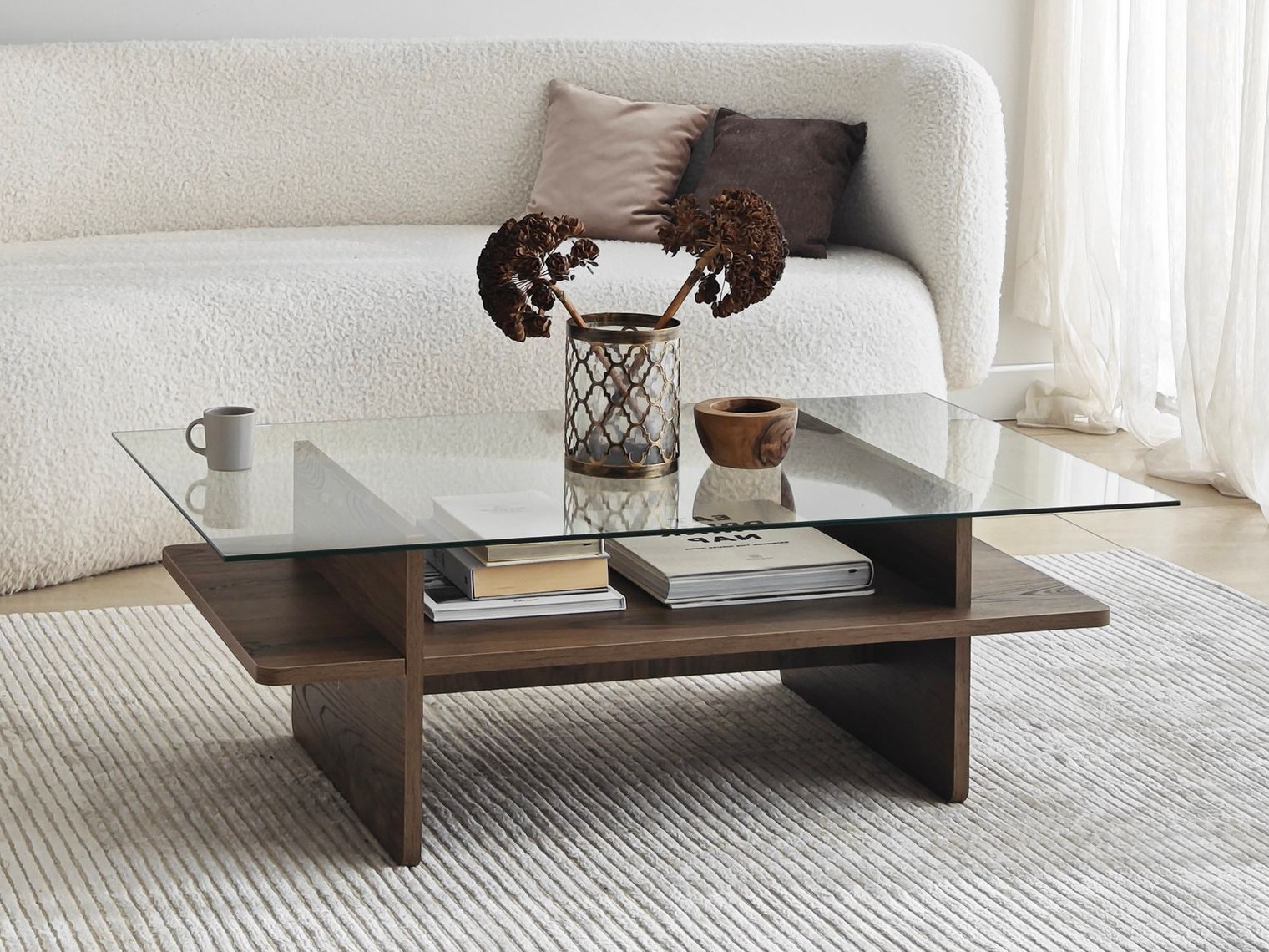 Τραπεζάκι σαλονιού Kailua 2635 (Καρυδί)