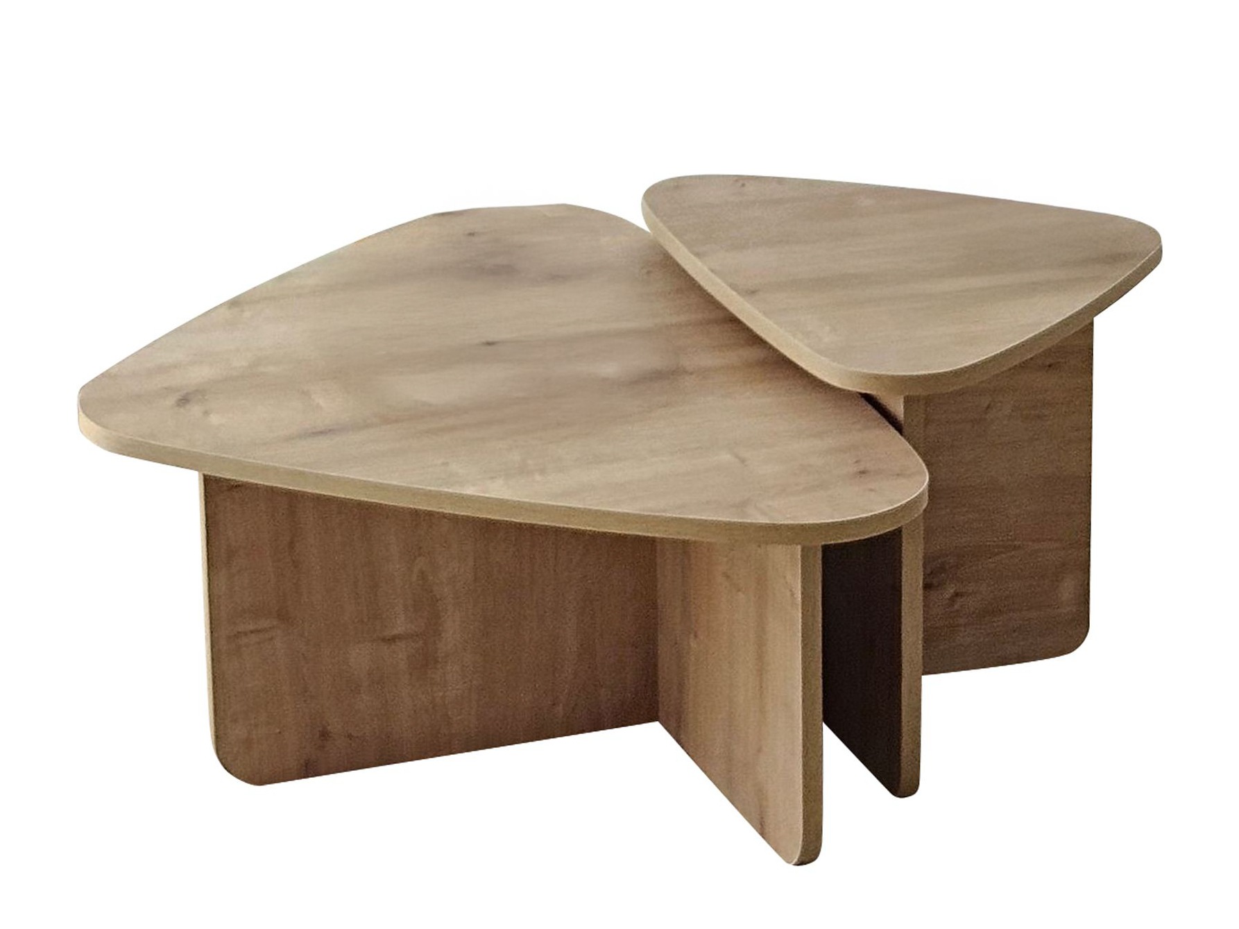 Σετ τραπεζιών σαλονιού Kailua 2638 (Δρυς)