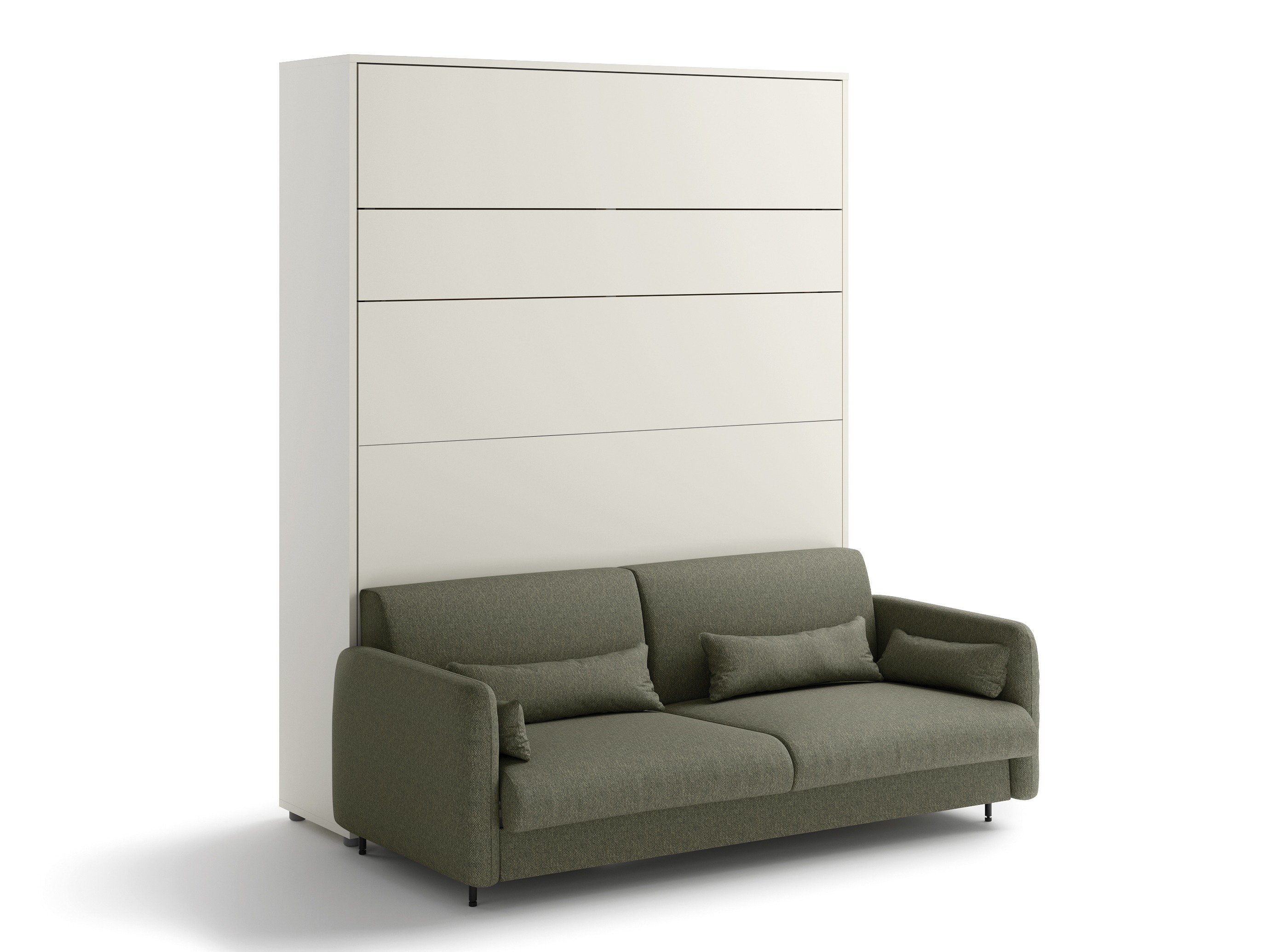 Wall bed Concept Lenart VII (Cashmere + Green)