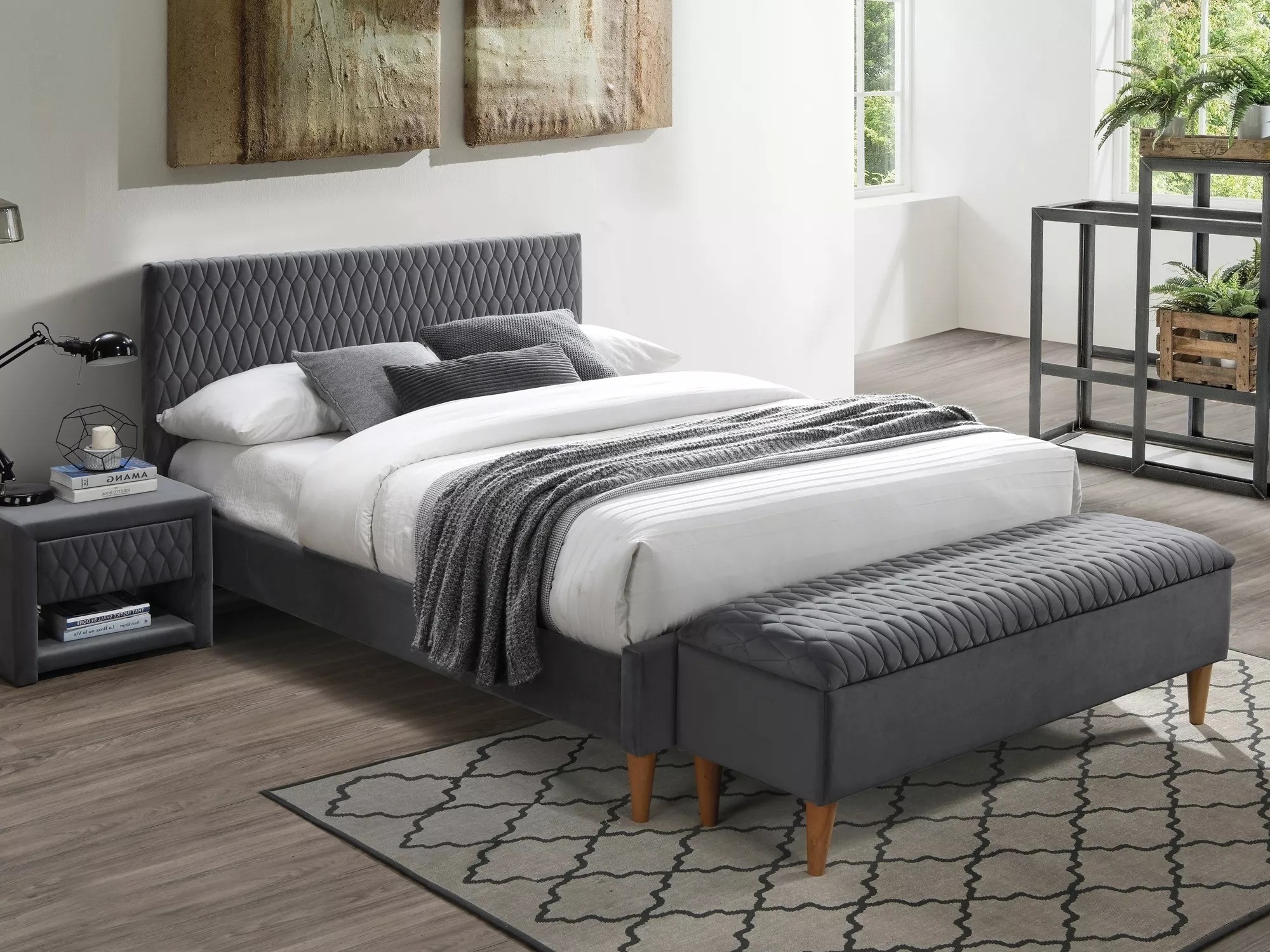Bed Detroit 807 (Grey)