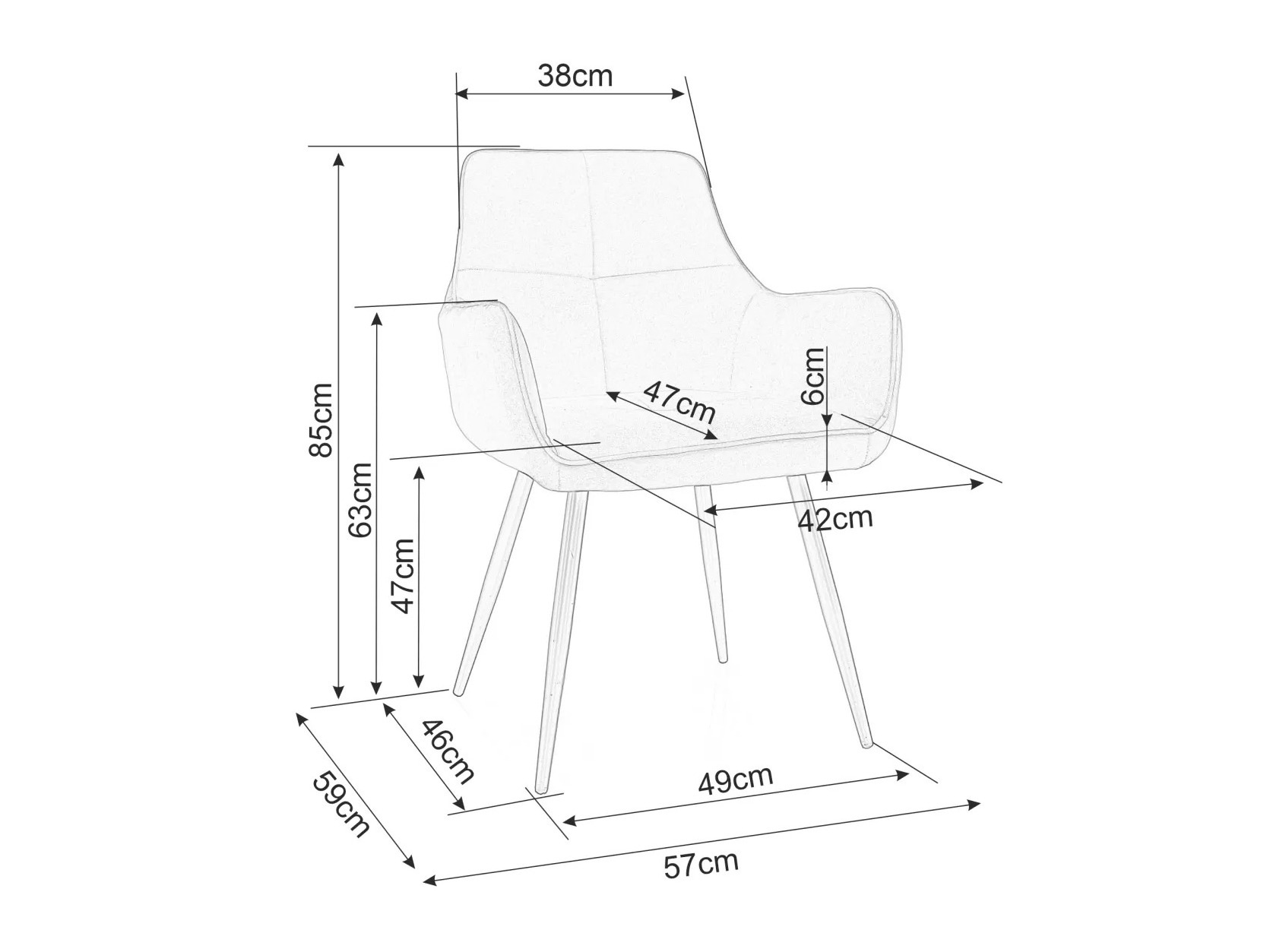 Chair Detroit 812 (Beige)