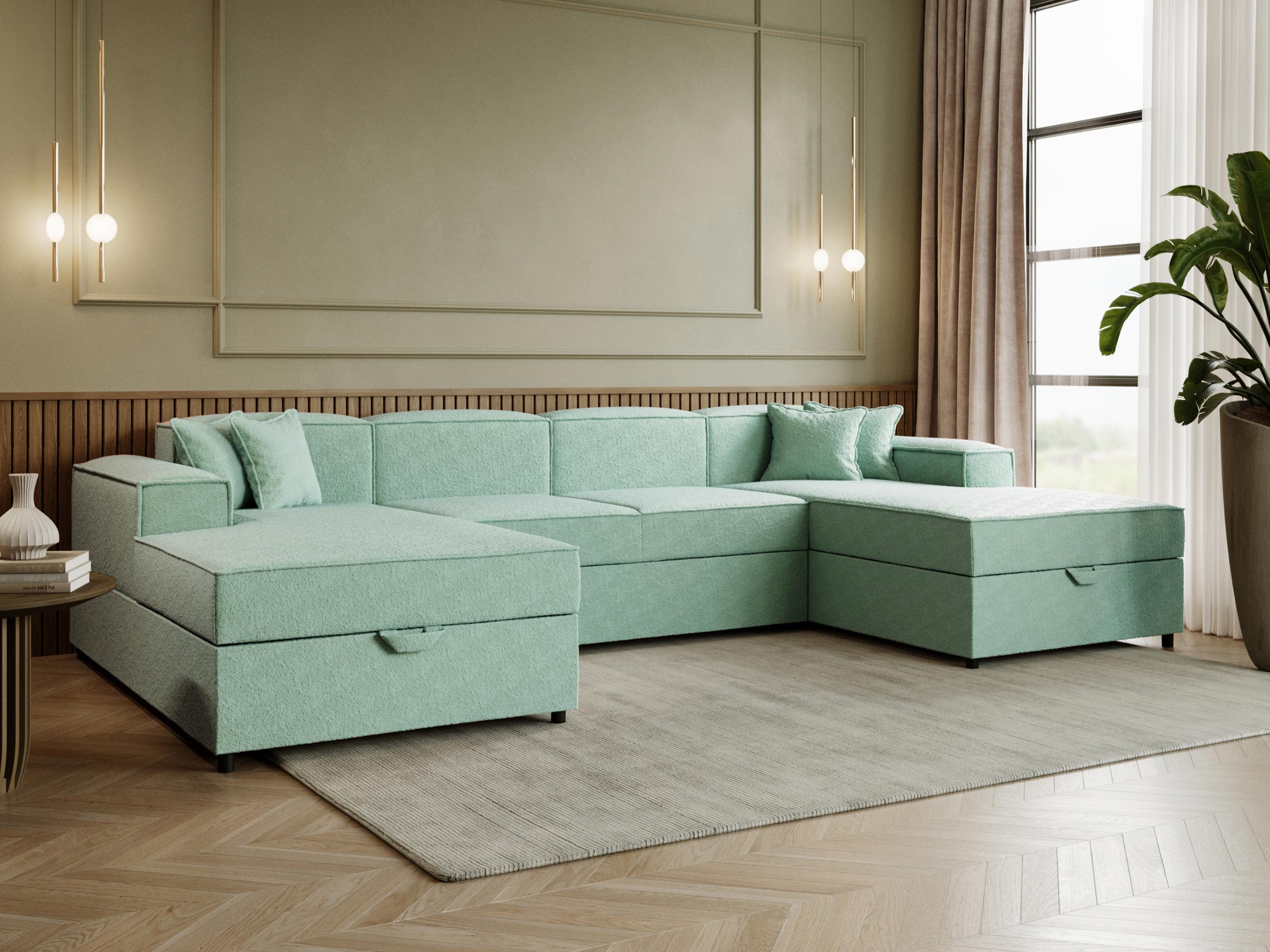 Corner sofa Clovis 115 (Coral 55)