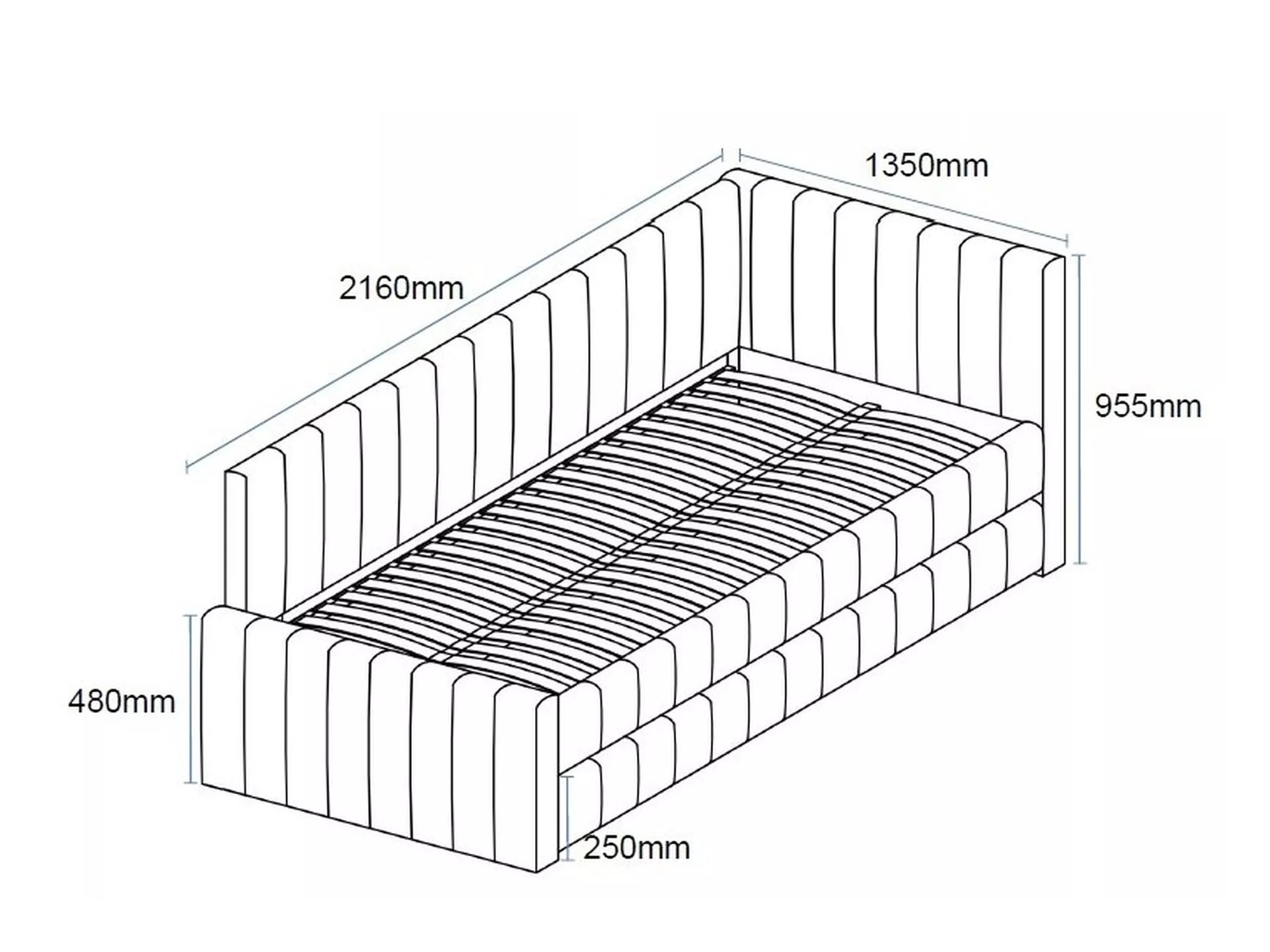 Κρεβάτι Detroit 855 (Μπεζ)