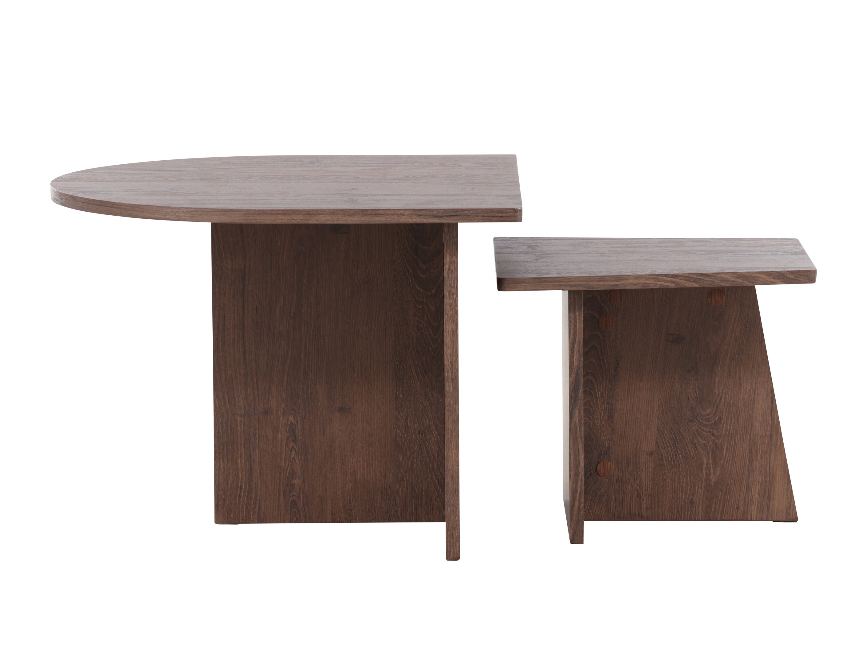 Nest of coffee tables Dallas 4880 (Dark brown)