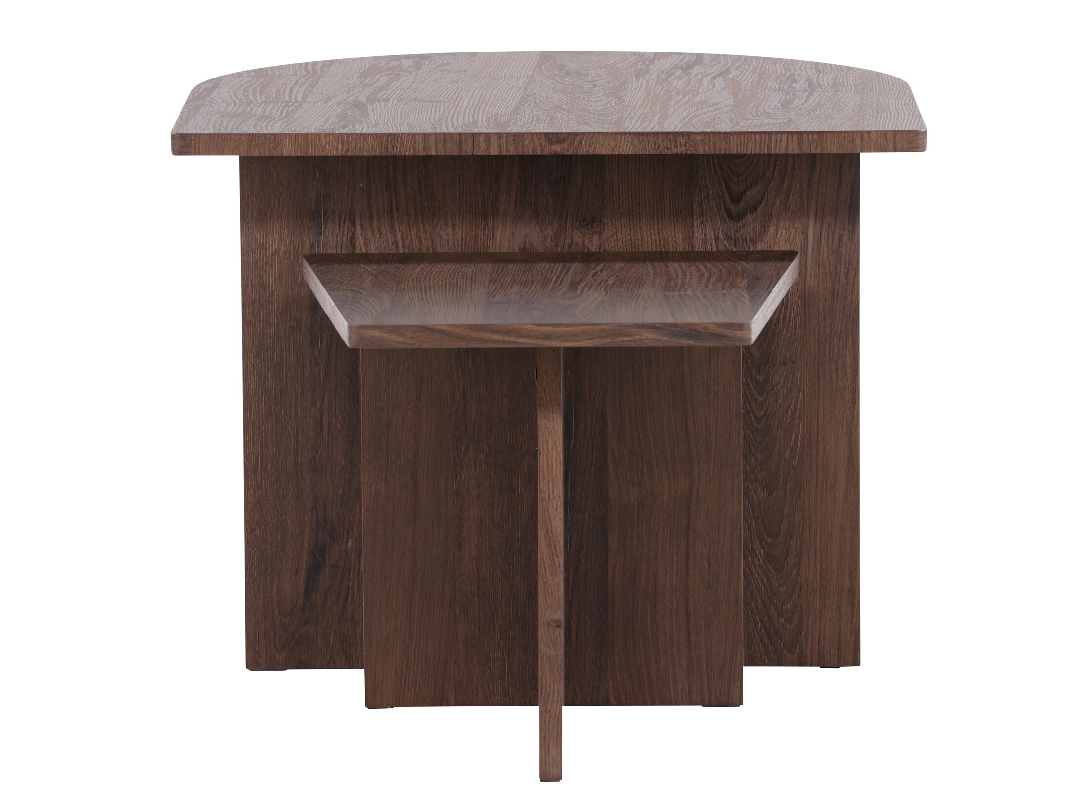 Σετ τραπεζιών σαλονιού Dallas 4880 (Σκούρο καφέ)