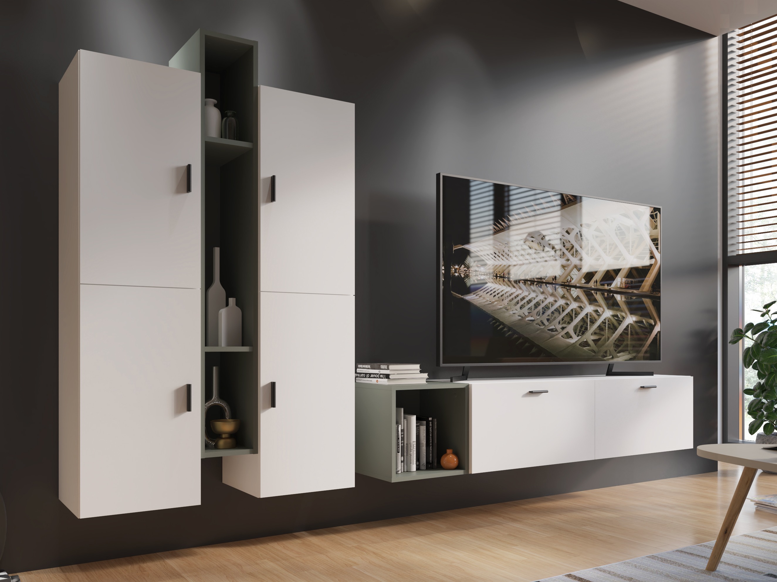 Wall shelf Virnolu 101 (Green)