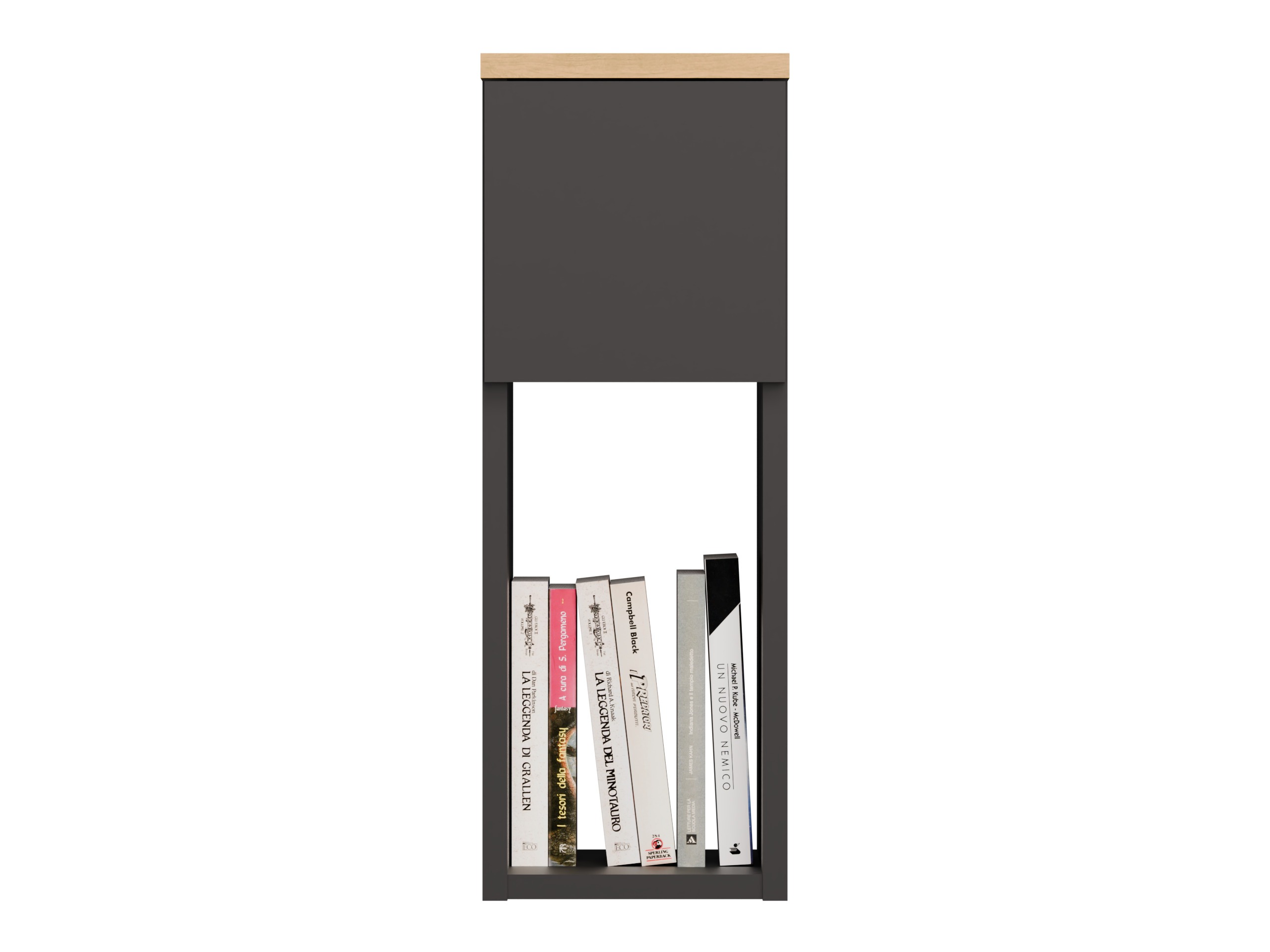 Bedside table Mandeville 304 (Anthracite + Artisan oak)
