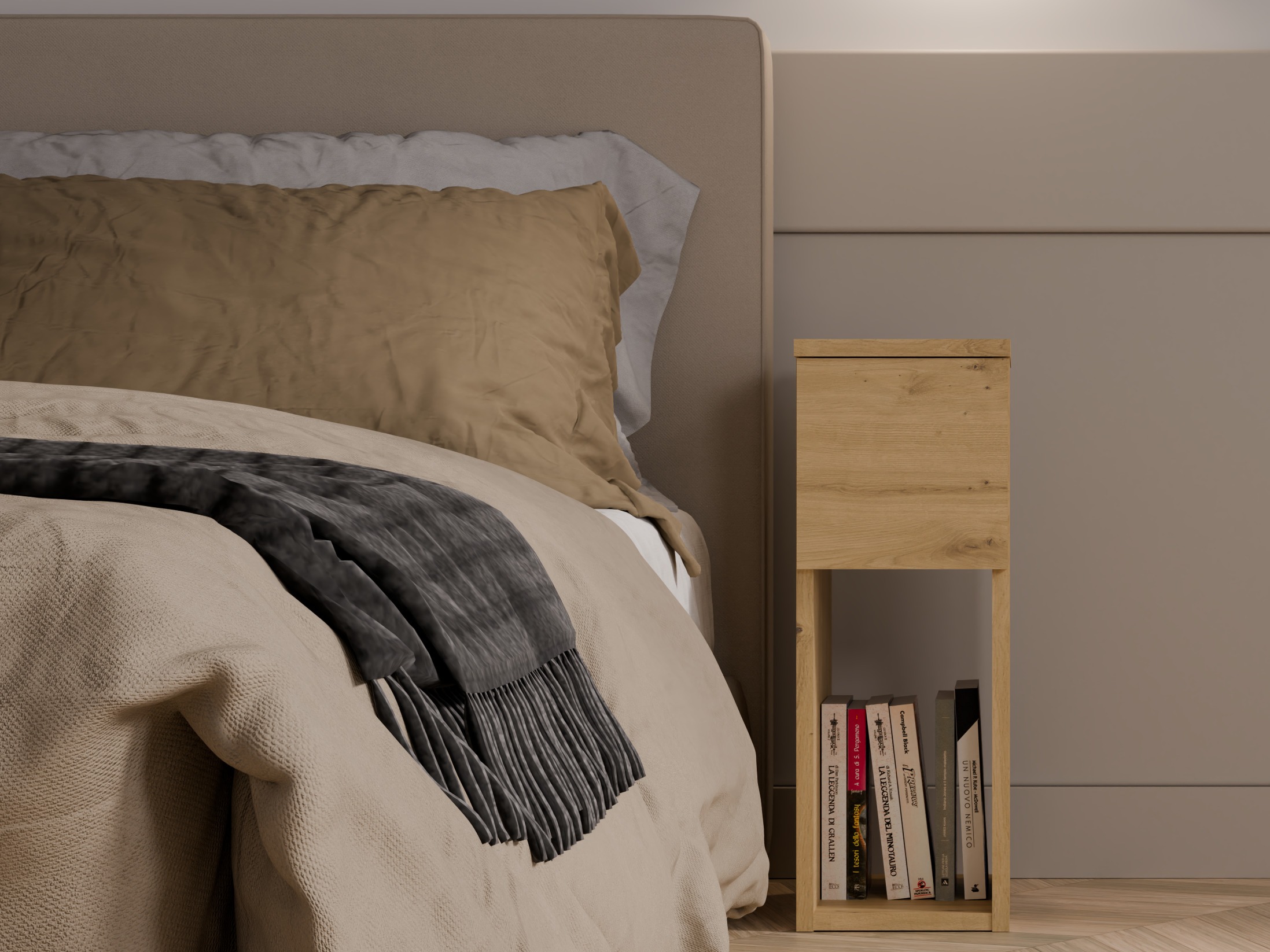 Bedside table Mandeville 304 (Artisan oak)