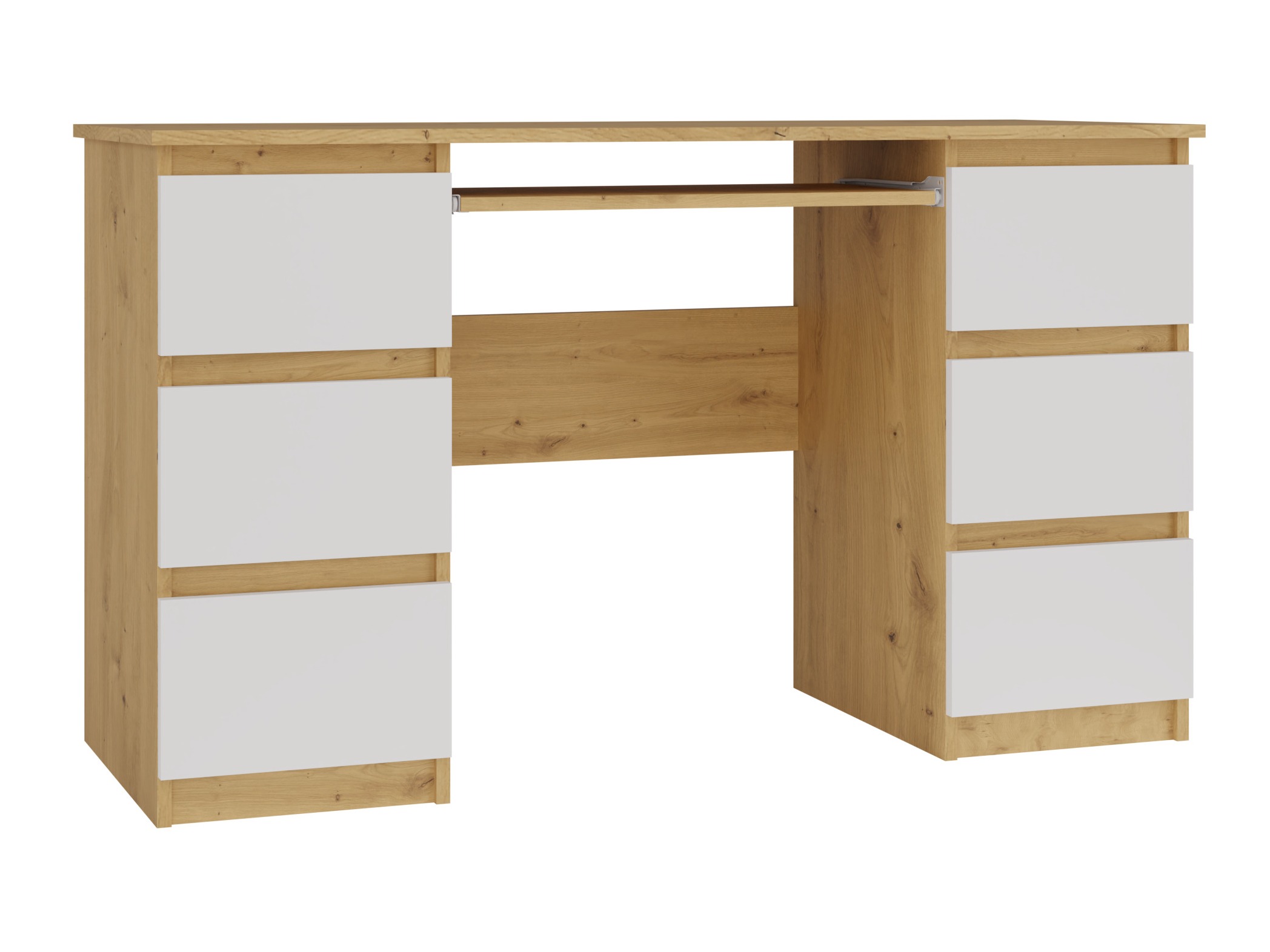 Γραφείο Mandeville 178 (Artisan βελανιδιά + Άσπρο)