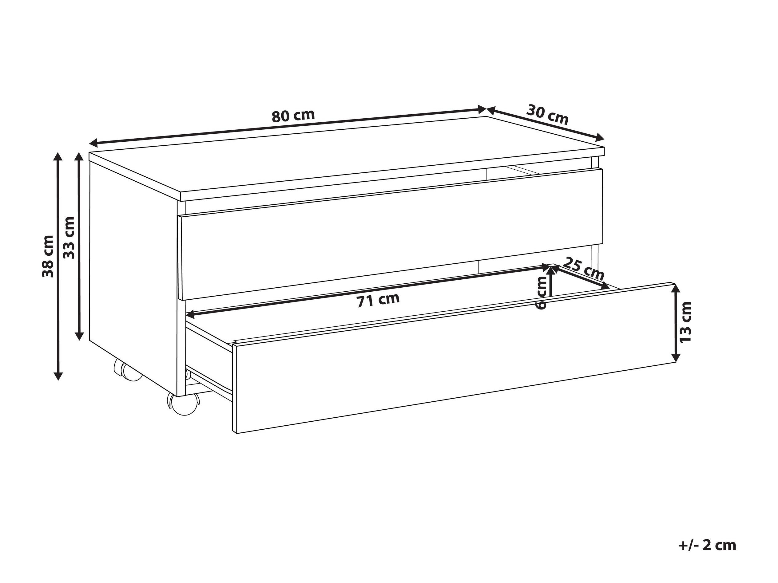 Standing bathroom cabinet Berwyn 2755 (White marble)