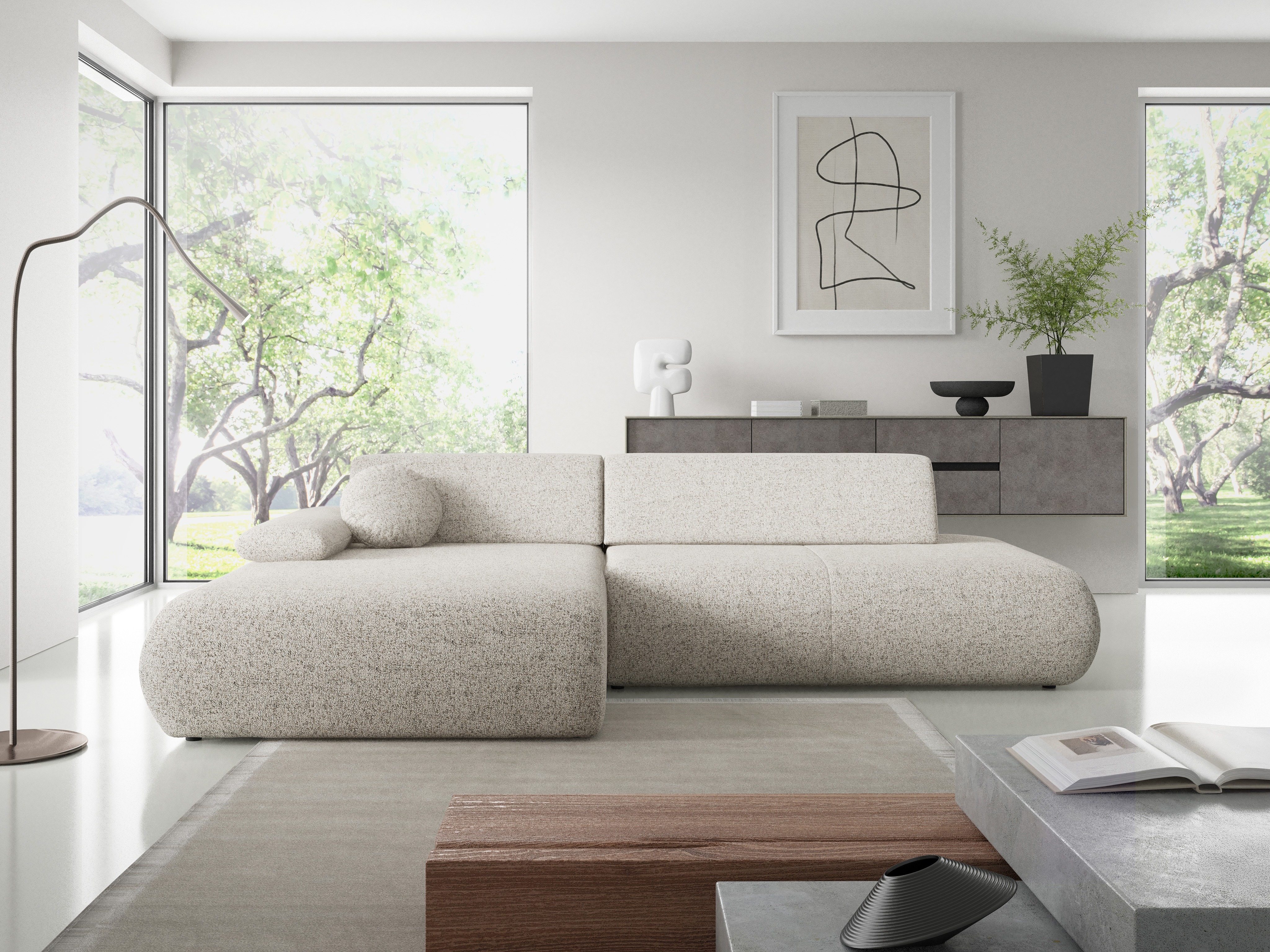 Corner sofa Kingston 183 (Puente 06)