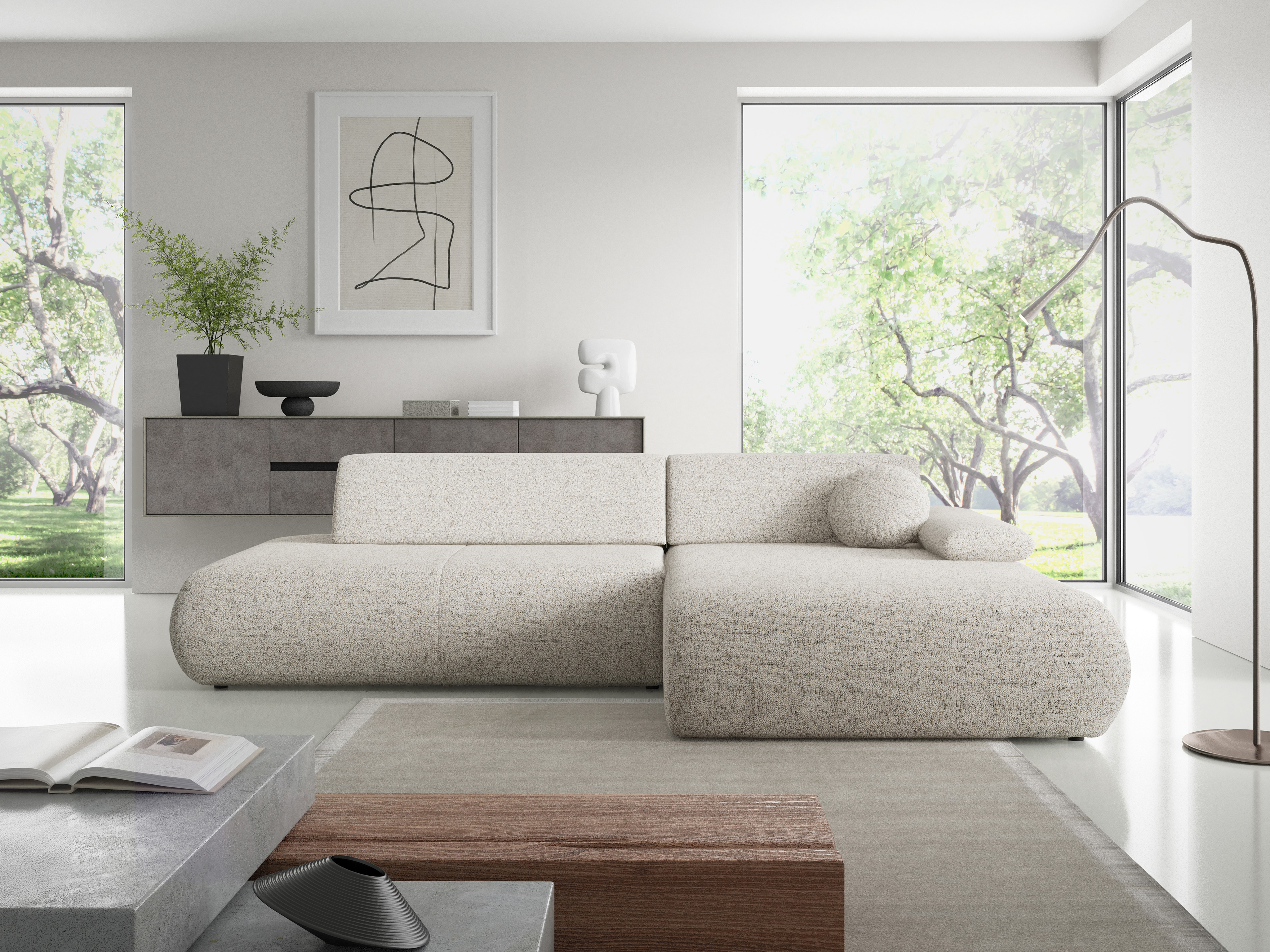 Corner sofa Kingston 183 (Puente 06)