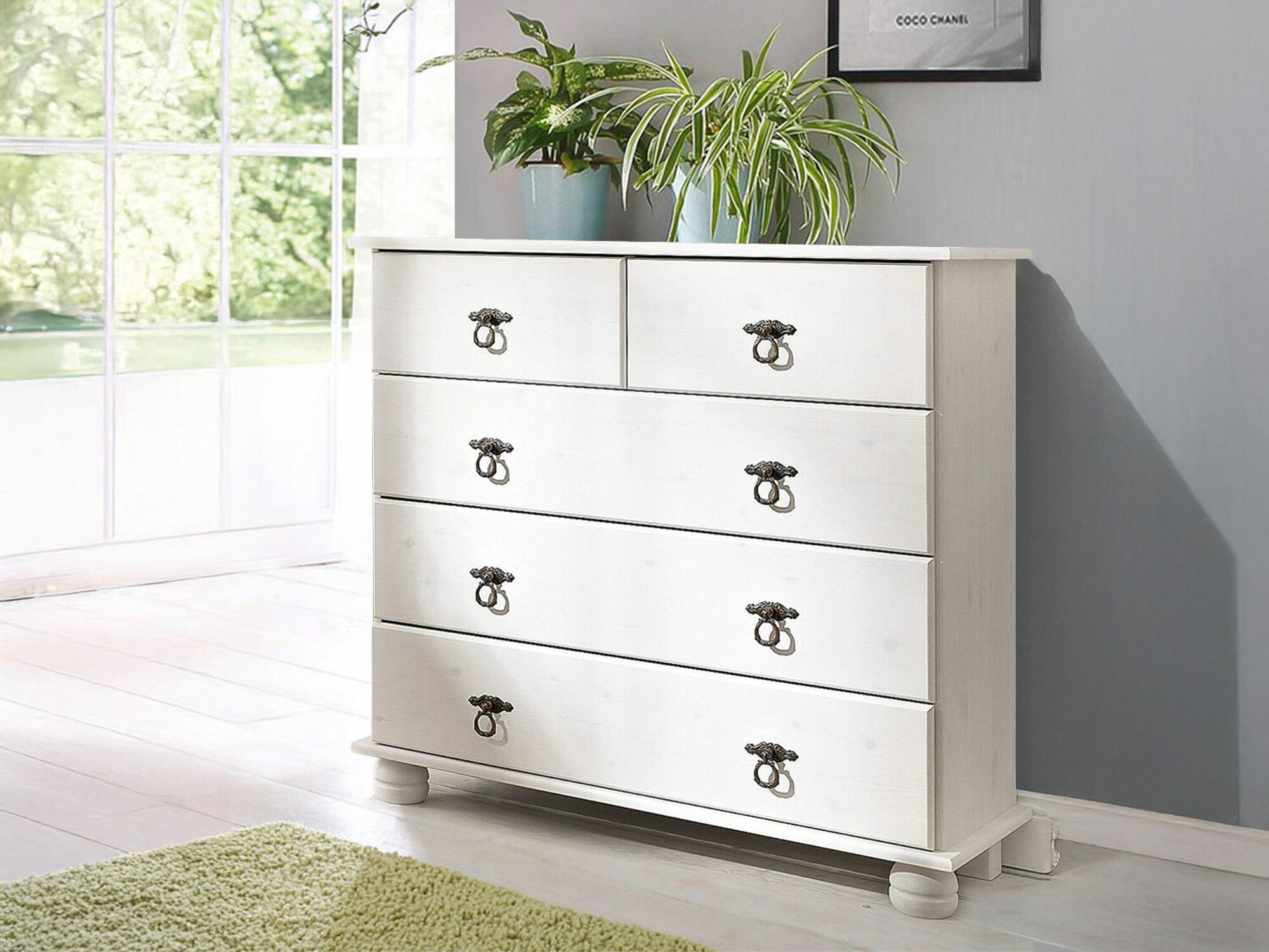 Chest of drawers Nolcore 102 (White)