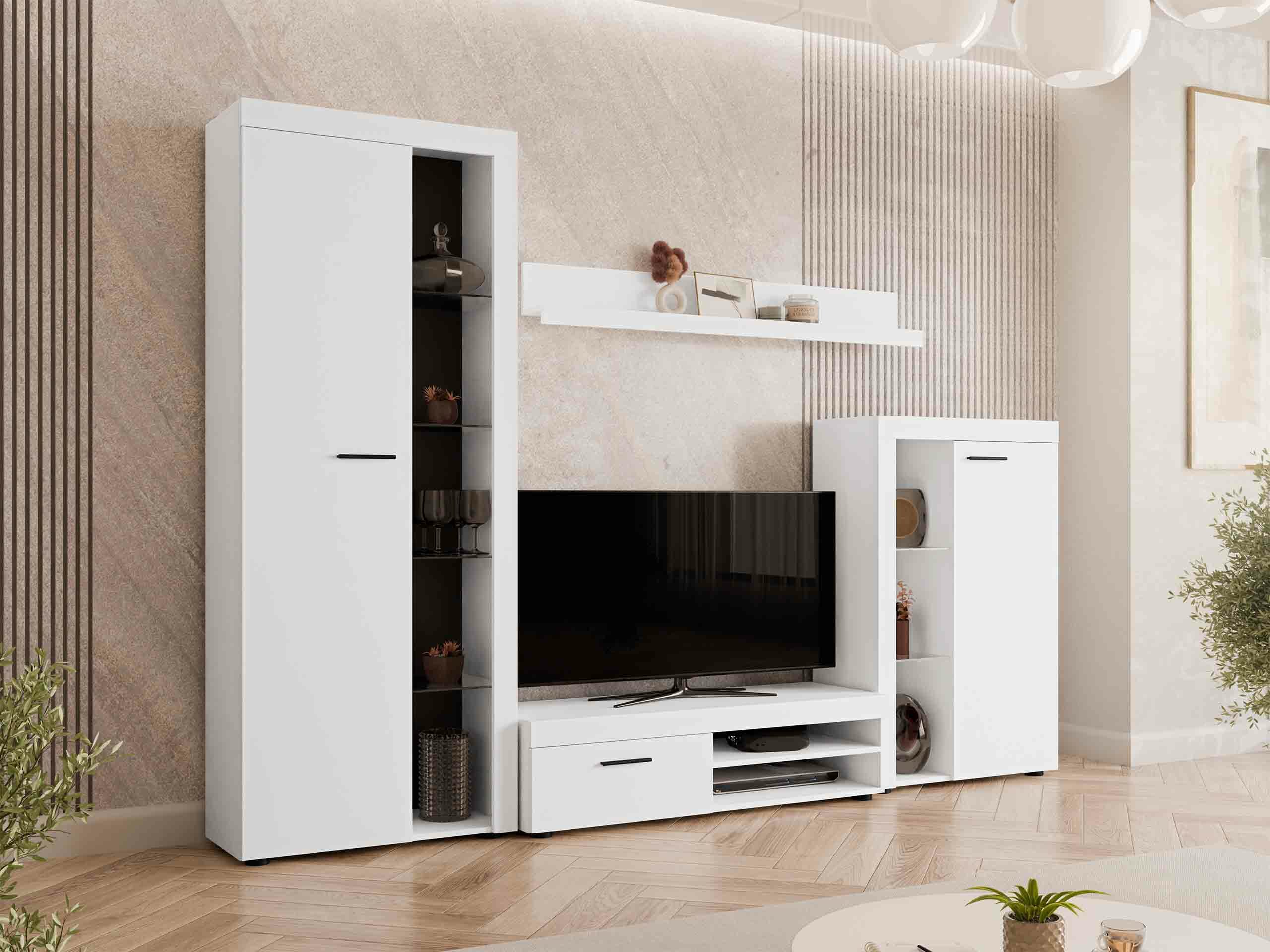 Σετ επίπλων σαλονιού Soca (Άσπρο)