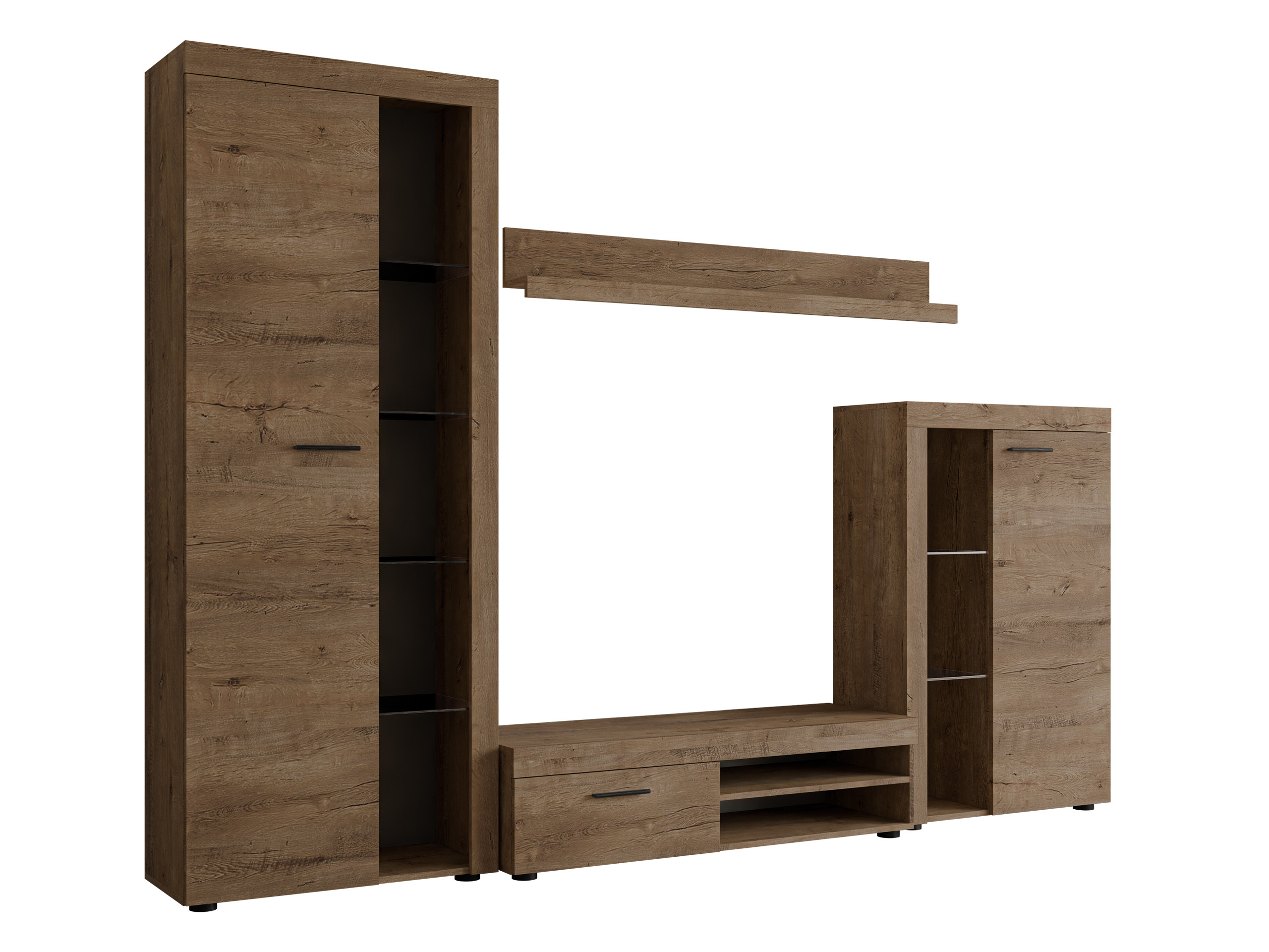 Σετ επίπλων σαλονιού Soca (Δρυς Λευκάδας)