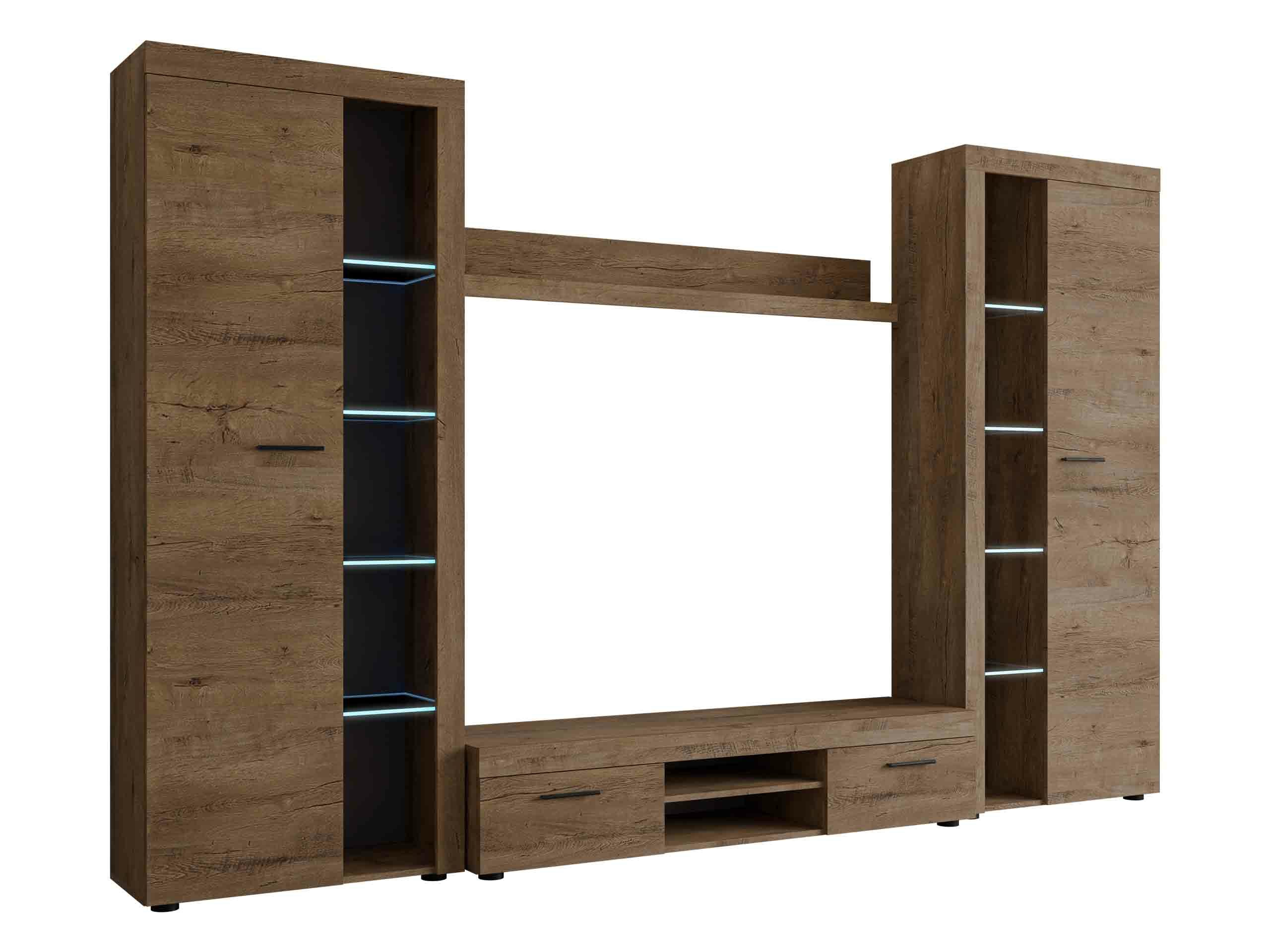 Σετ επίπλων σαλονιού Soca II (Δρυς Λευκάδας)